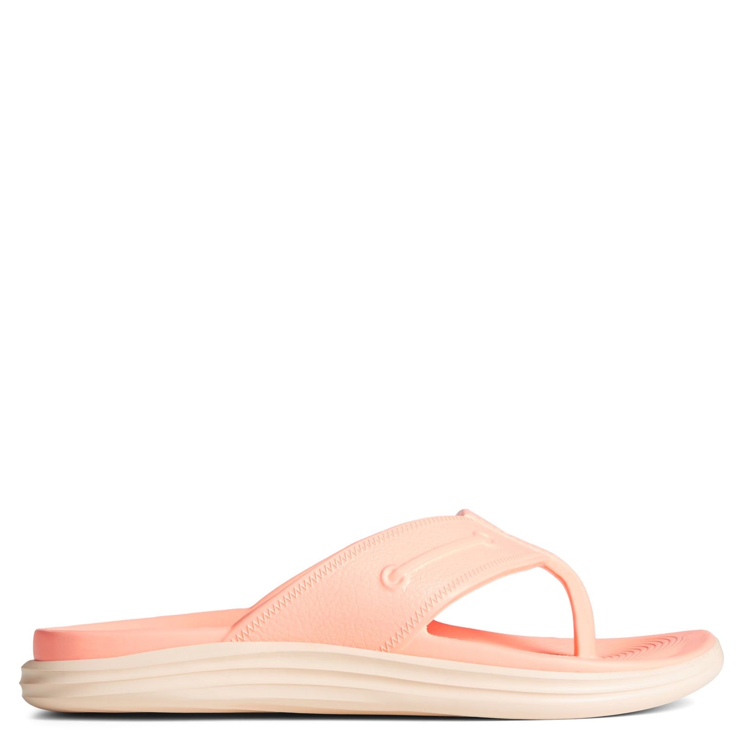 Peltz Shoes Women's Sperry Windward Float Flip Flop PEACH STS87391