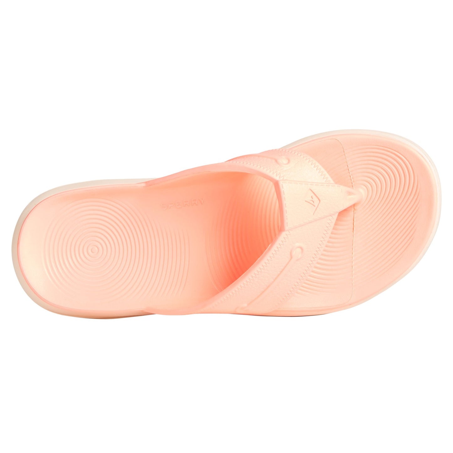 Peltz Shoes Women's Sperry Windward Float Flip Flop PEACH STS87391