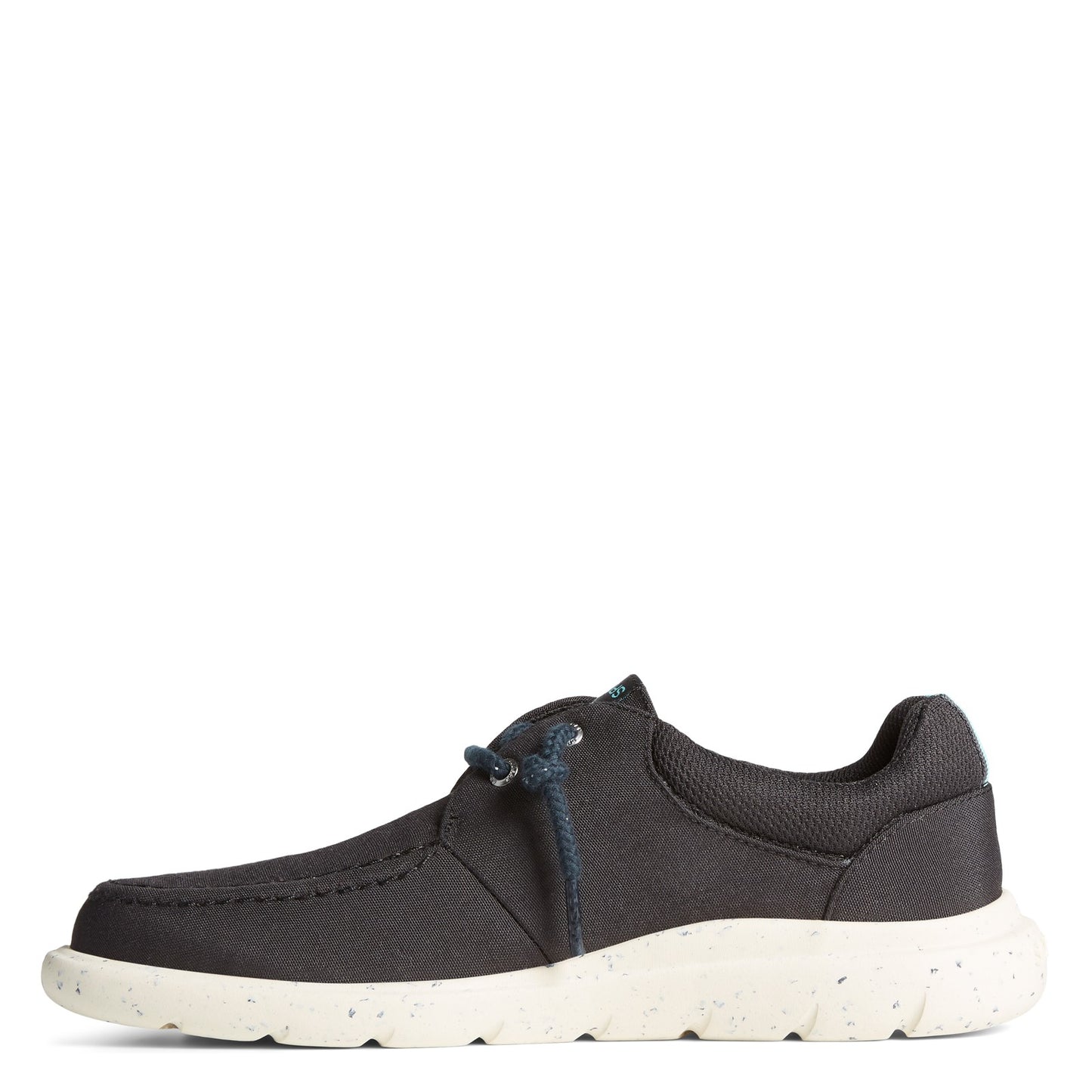 Peltz Shoes Women's Sperry Captain's Moc Slip-On BLACK STS87398