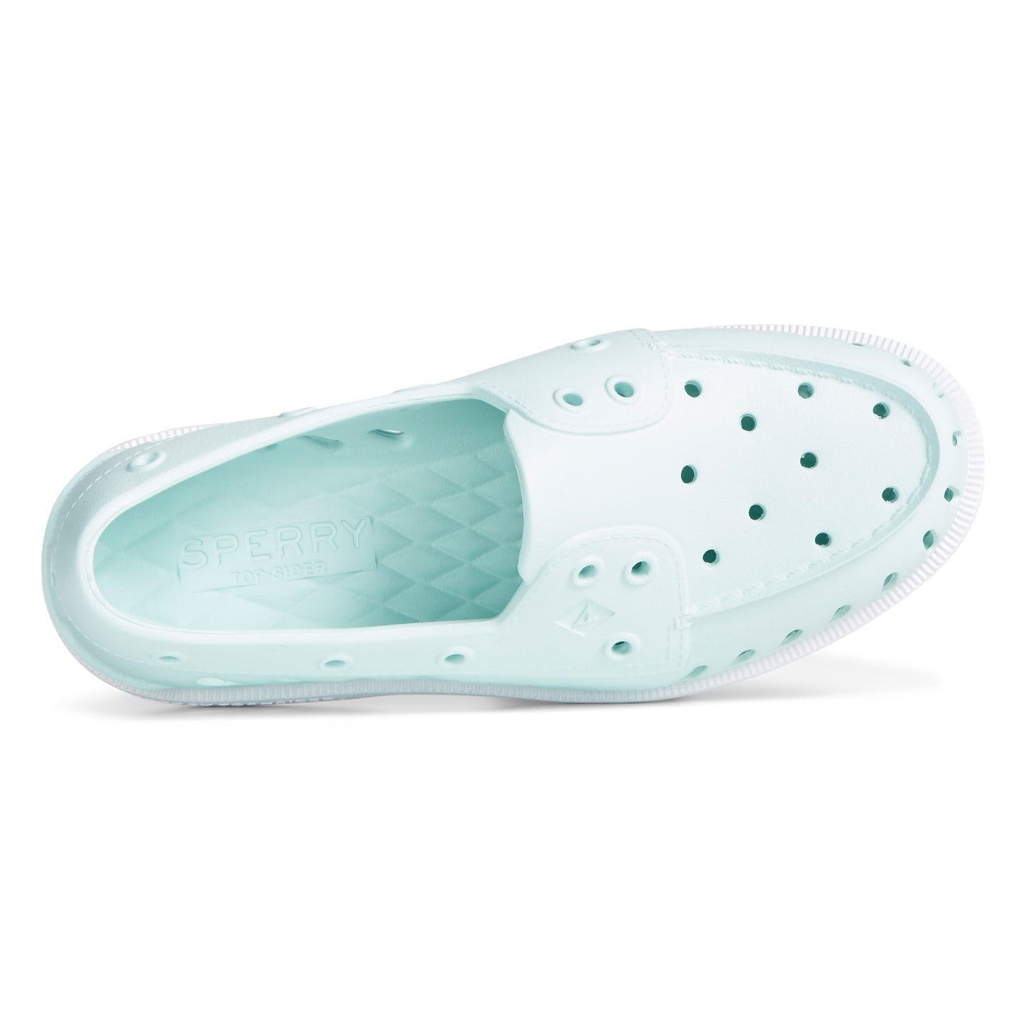 Peltz Shoes Women's Sperry Authentic Original Float Boat Shoe LIGHT BLUE STS87471