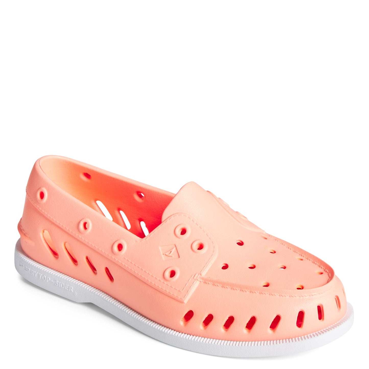 Peltz Shoes Women's Sperry Authentic Original Float Boat Shoe PEACH STS87475