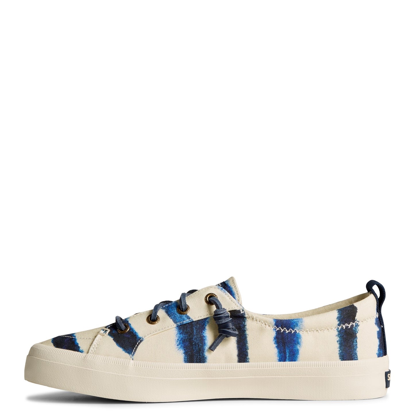 Peltz Shoes Women's Sperry Crest Vibe Sneaker NAVY TIE DYE STS87485