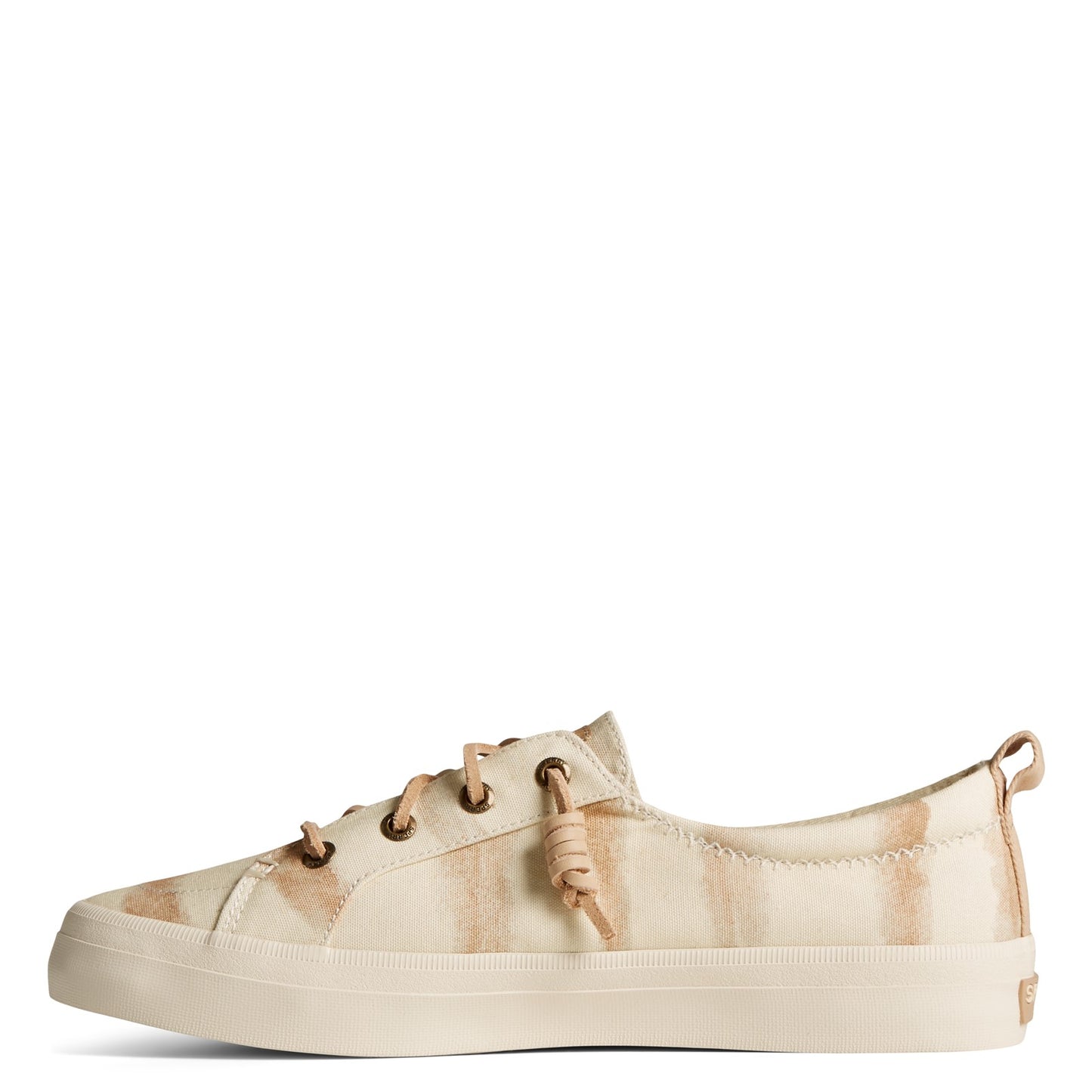 Peltz Shoes Women's Sperry Crest Vibe Sneaker TAUPE TIE DYE STS87486