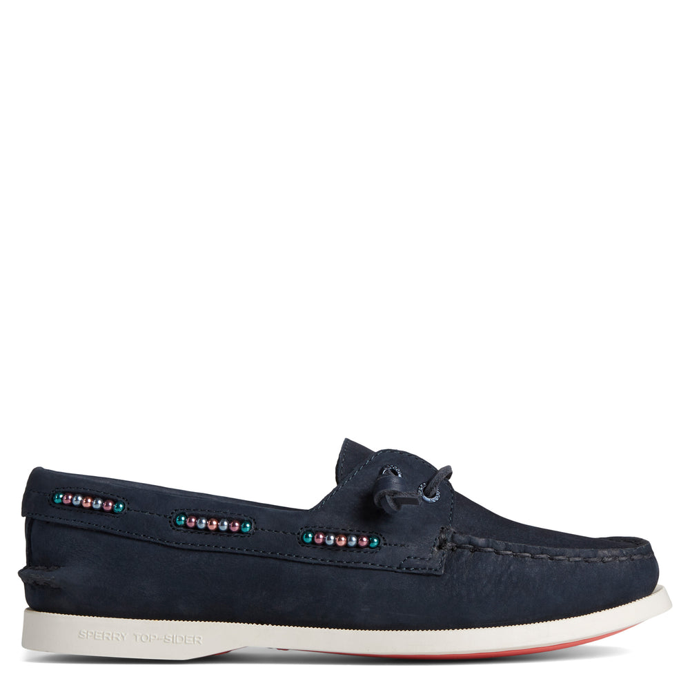 Women's Sperry, Authentic Original 2-Eye Beaded Boat Shoe ‐ Peltz