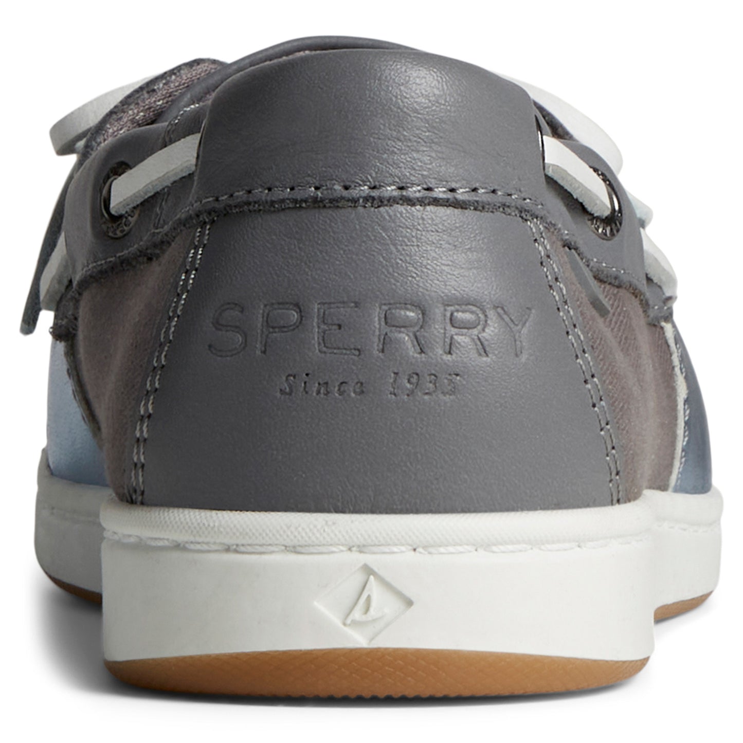 Peltz Shoes Women's Sperry Coastfish Boat Shoe GREY STS88407