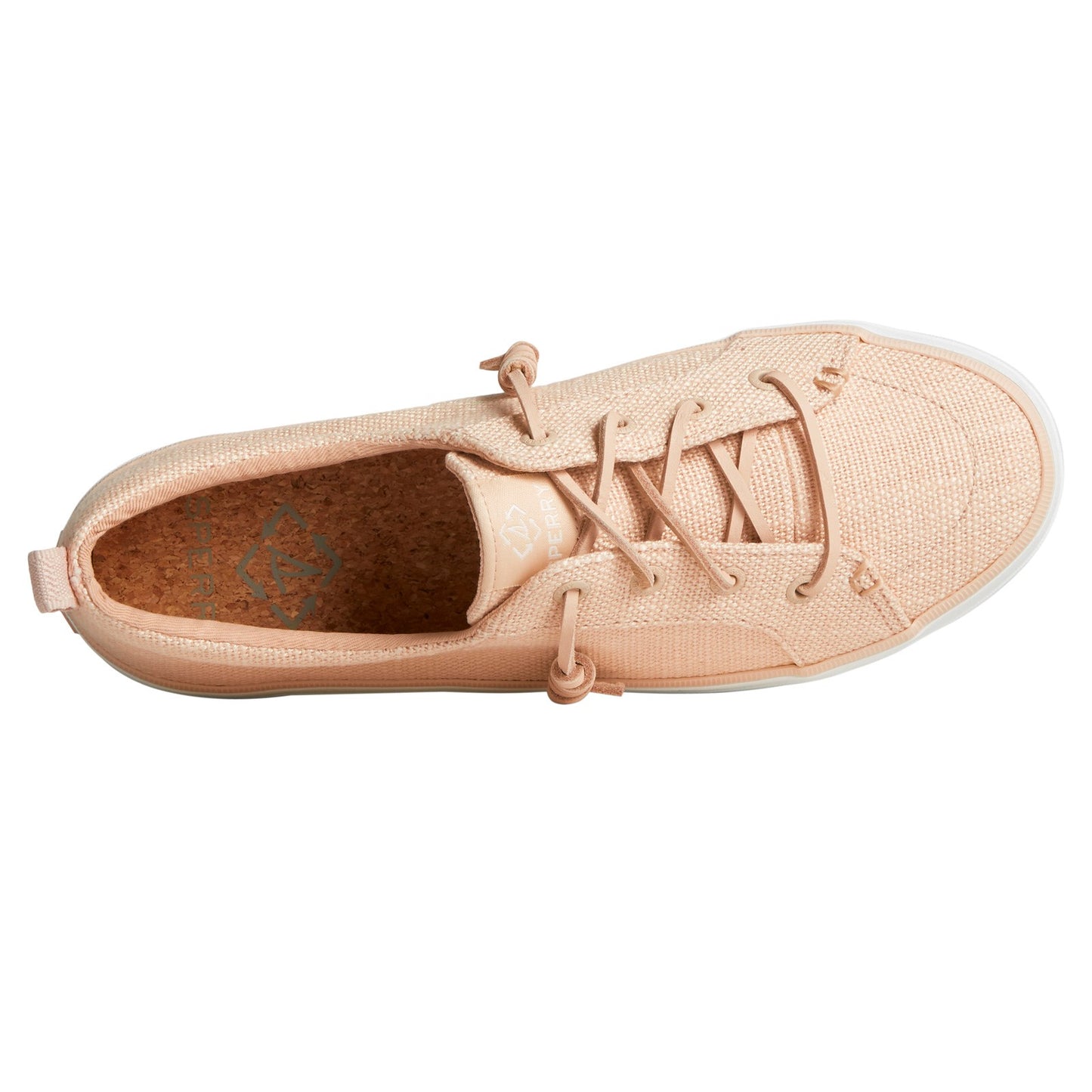 Peltz Shoes Women's Sperry Crest Vibe Sneaker IVORY STS88463