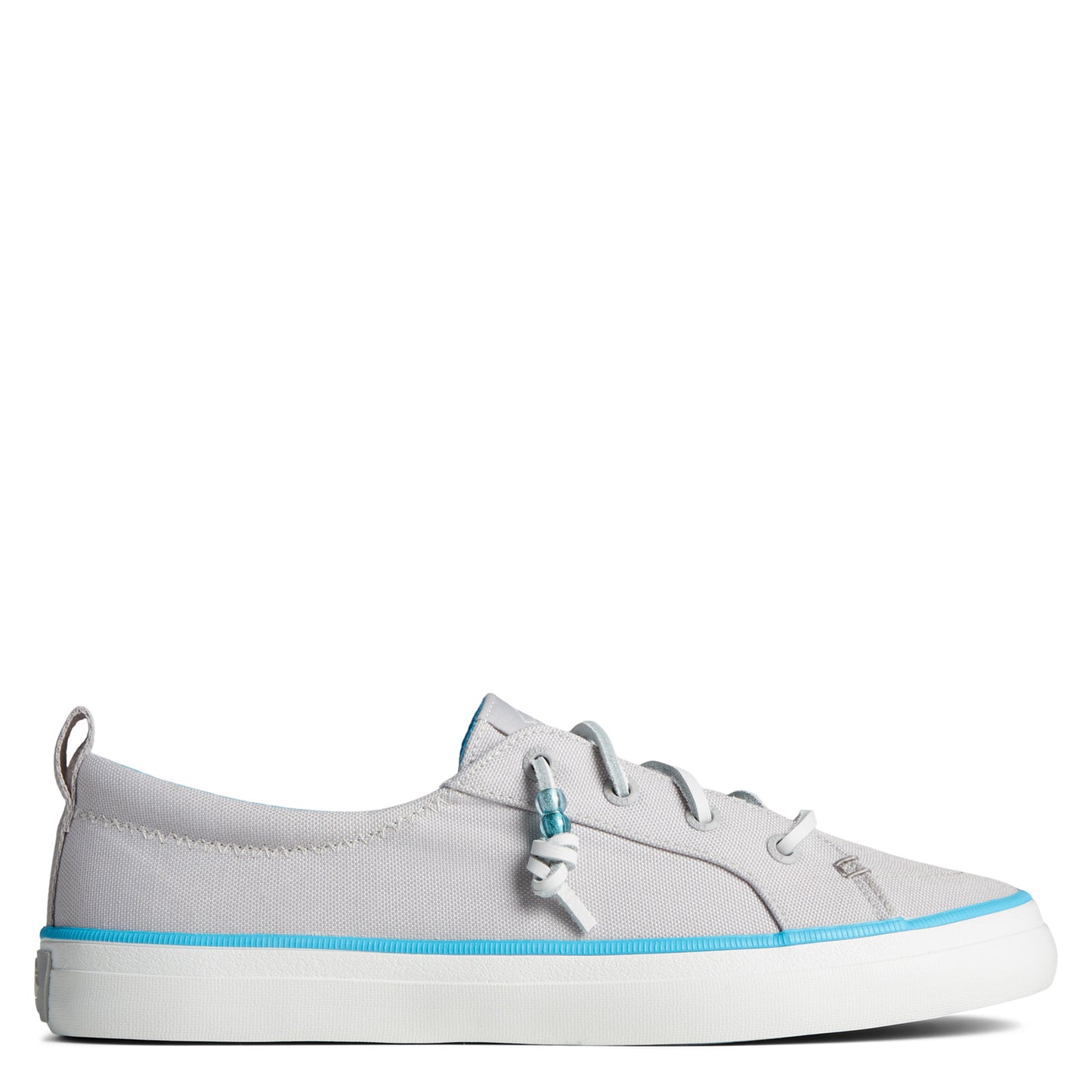 Peltz Shoes Women's Sperry Crest Vibe Cosmo SeaCycled Sneaker GREY STS88470