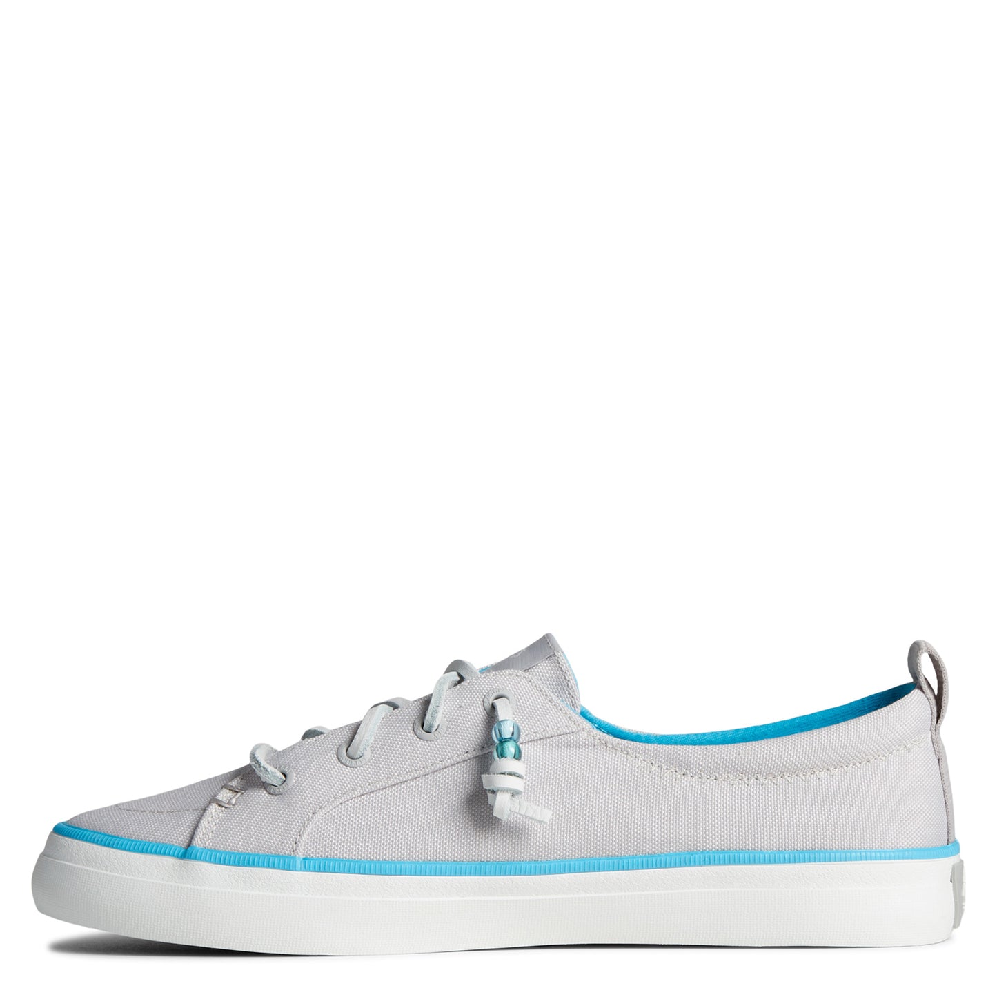 Peltz Shoes Women's Sperry Crest Vibe Cosmo SeaCycled Sneaker GREY STS88470