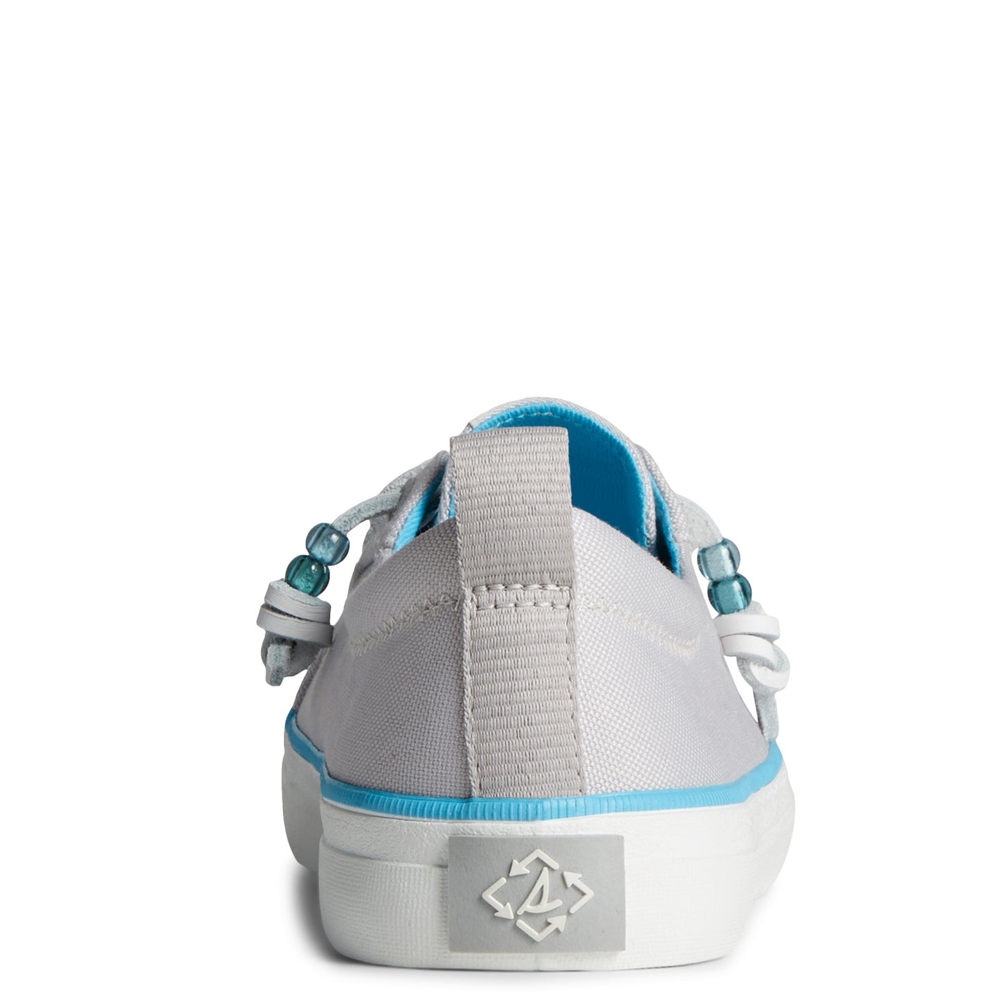 Peltz Shoes Women's Sperry Crest Vibe Cosmo SeaCycled Sneaker GREY STS88470