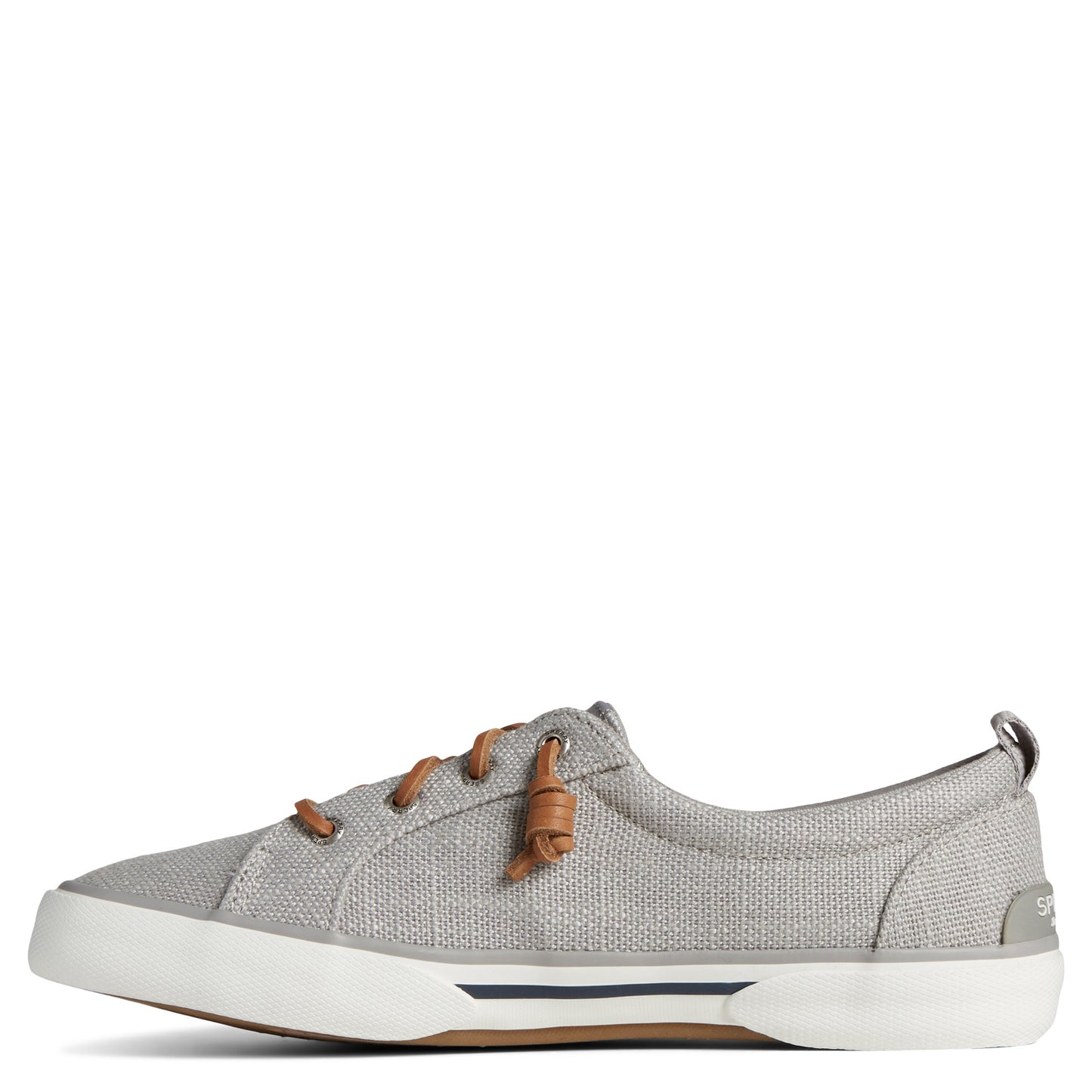 Peltz Shoes Women's Sperry Pier Wave LTT SeaCycled Sneaker GREY STS88568
