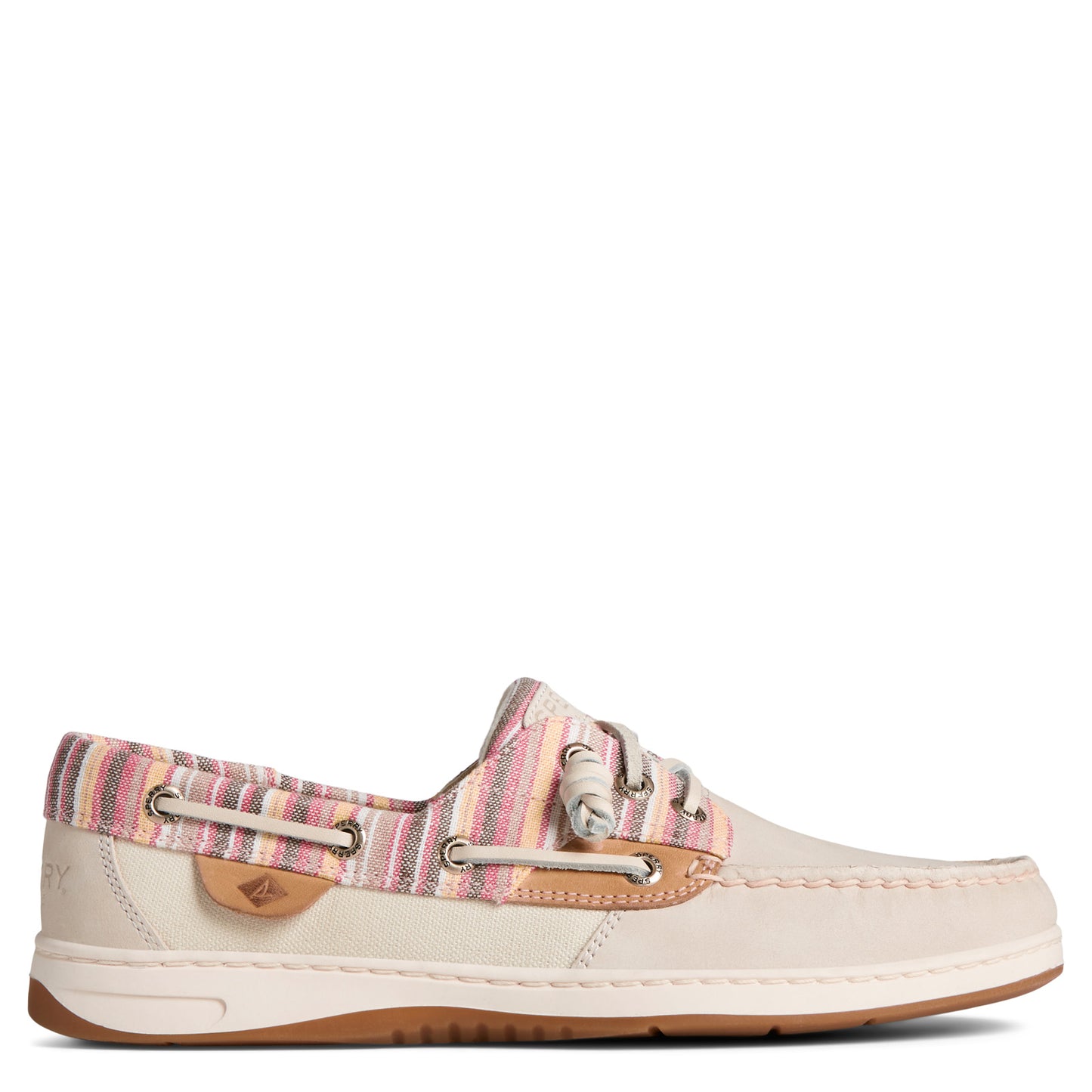 Peltz Shoes Women's Sperry Rosefish Boat Shoe BONE STS88579