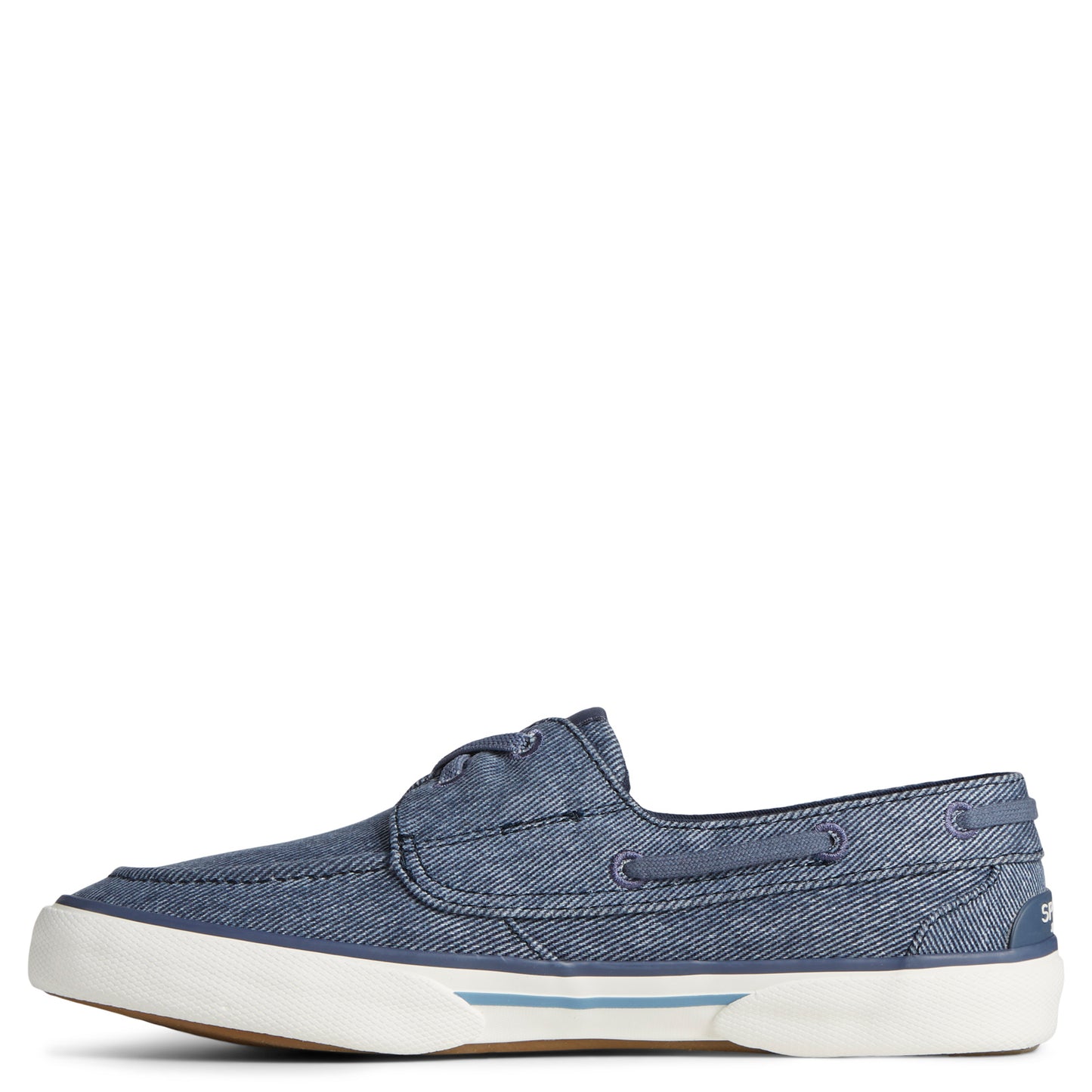 Peltz Shoes Women's Sperry Pier Wave Boat Sneaker NAVY STS88787