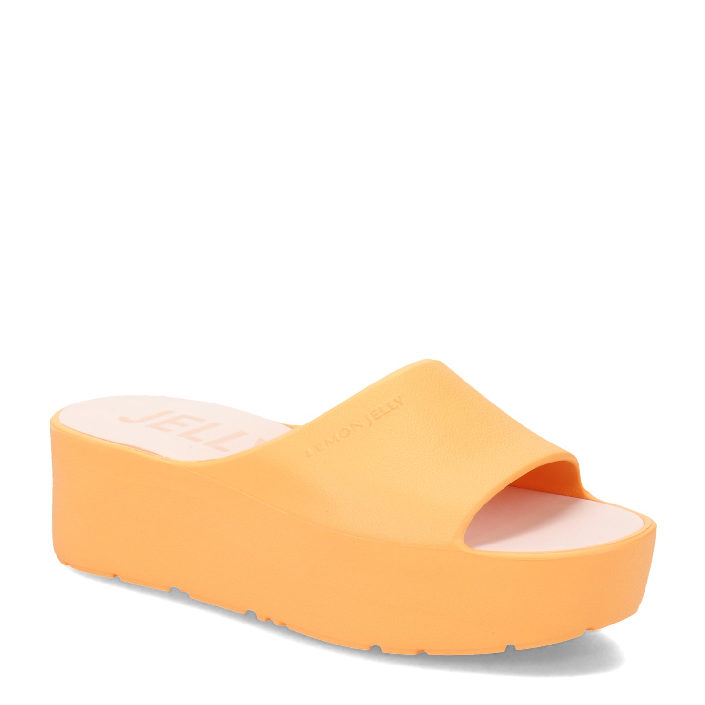Peltz Shoes Women's Lemon Jelly Sunny Slide PAPAYA SUNNY-25