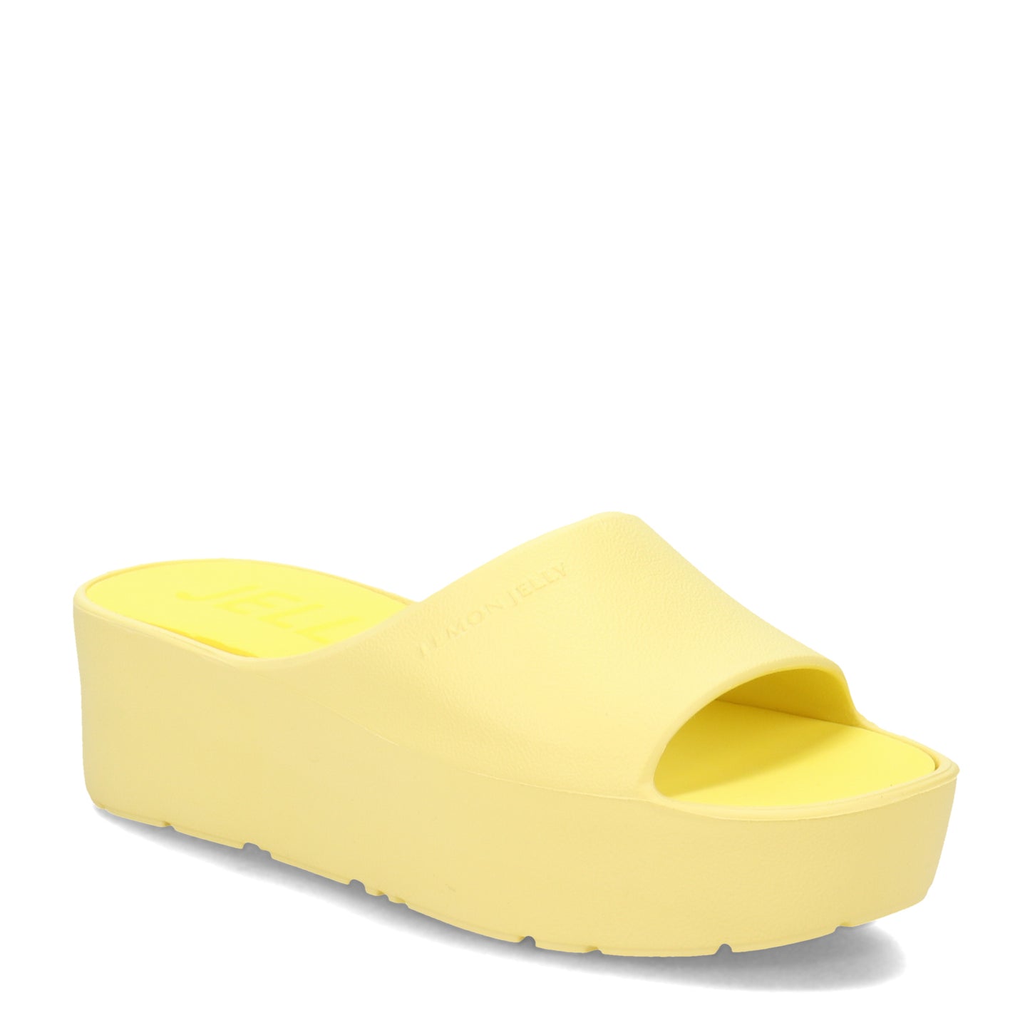 Peltz Shoes Women's Lemon Jelly Sunny Slide Sandal LEMONADE SUNNY-26