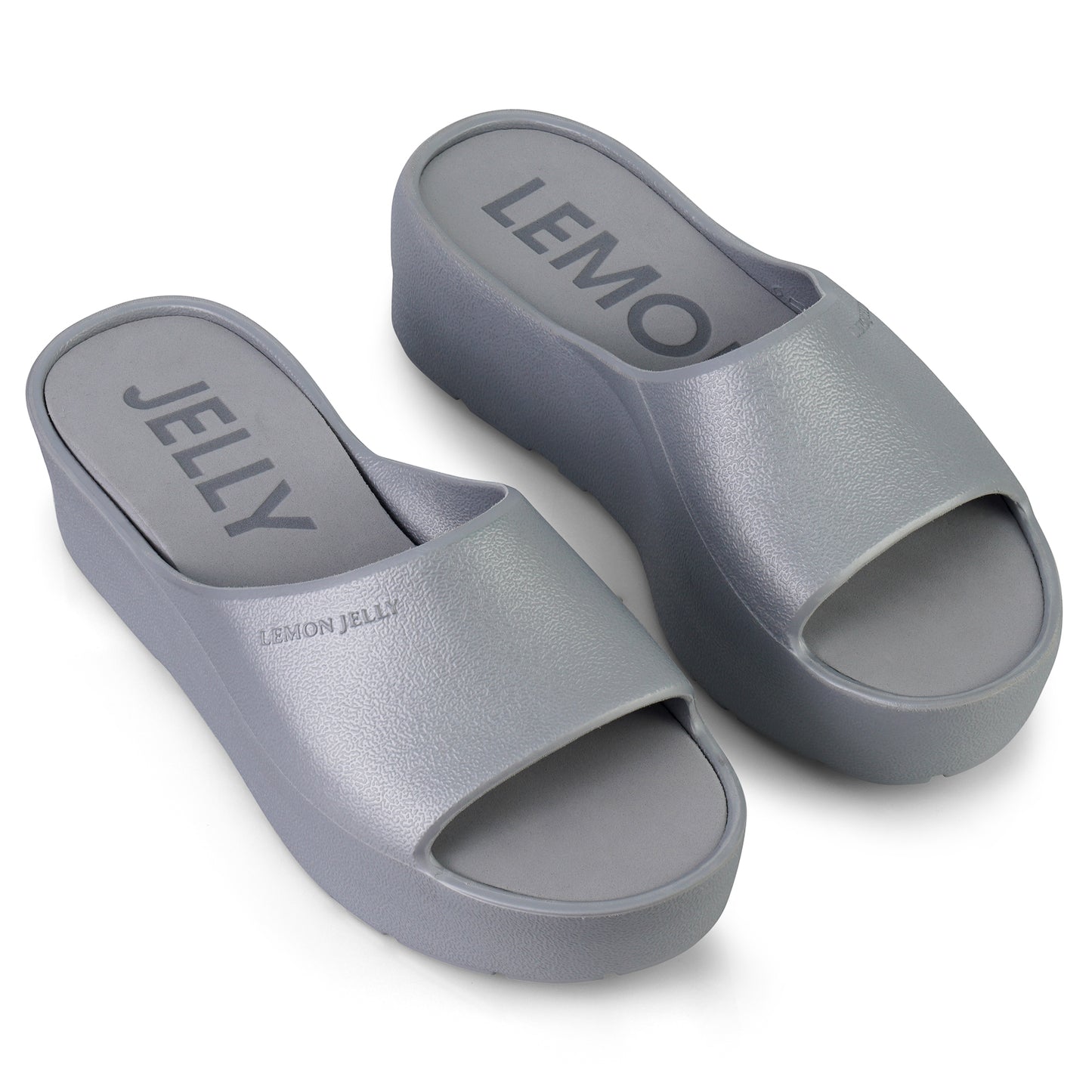 Peltz Shoes Women's Lemon Jelly Sunny Slide ARGENTO SUNNY-29