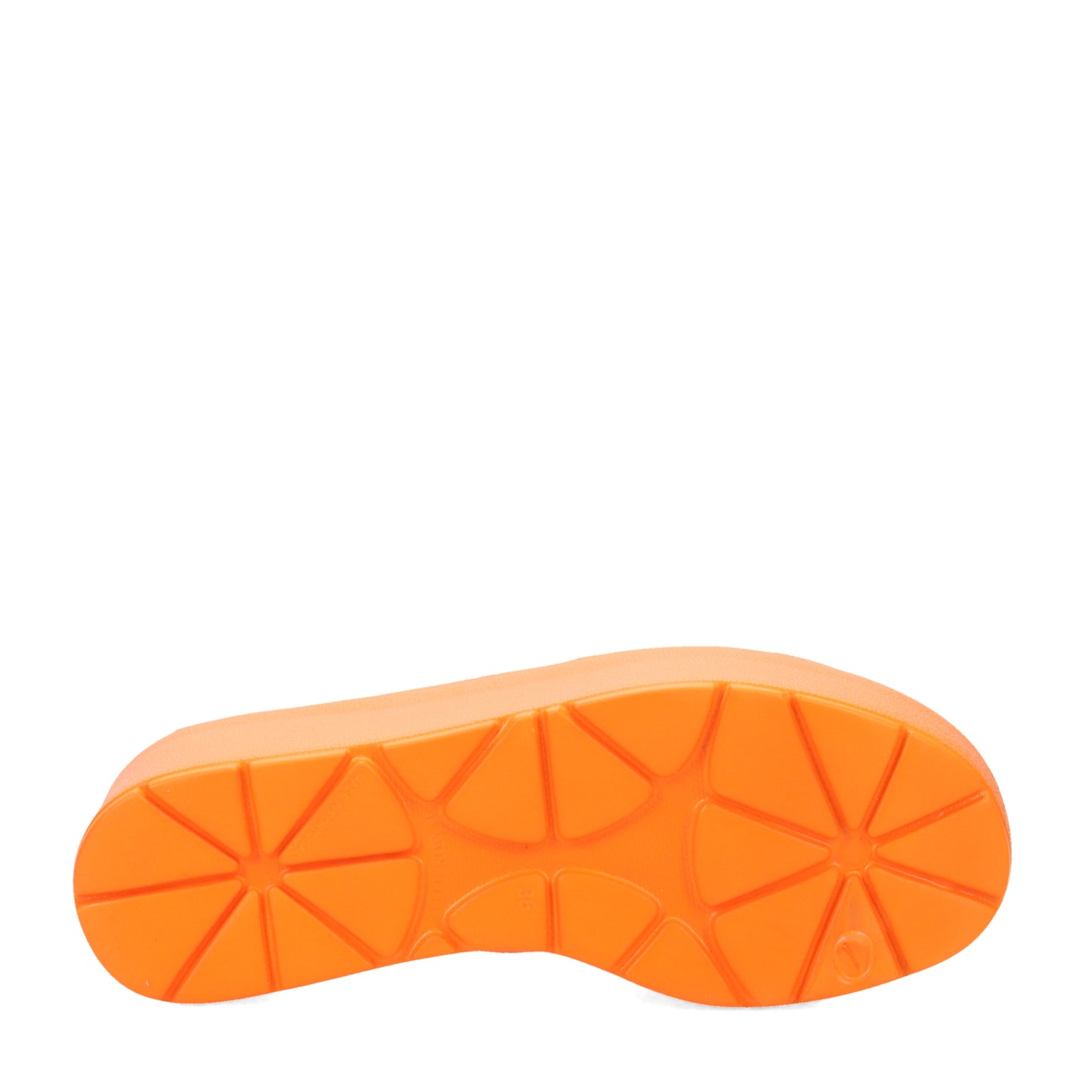 Peltz Shoes Women's Lemon Jelly Sunny Slide TANGERINE ORANGE MUL SUNNY-33