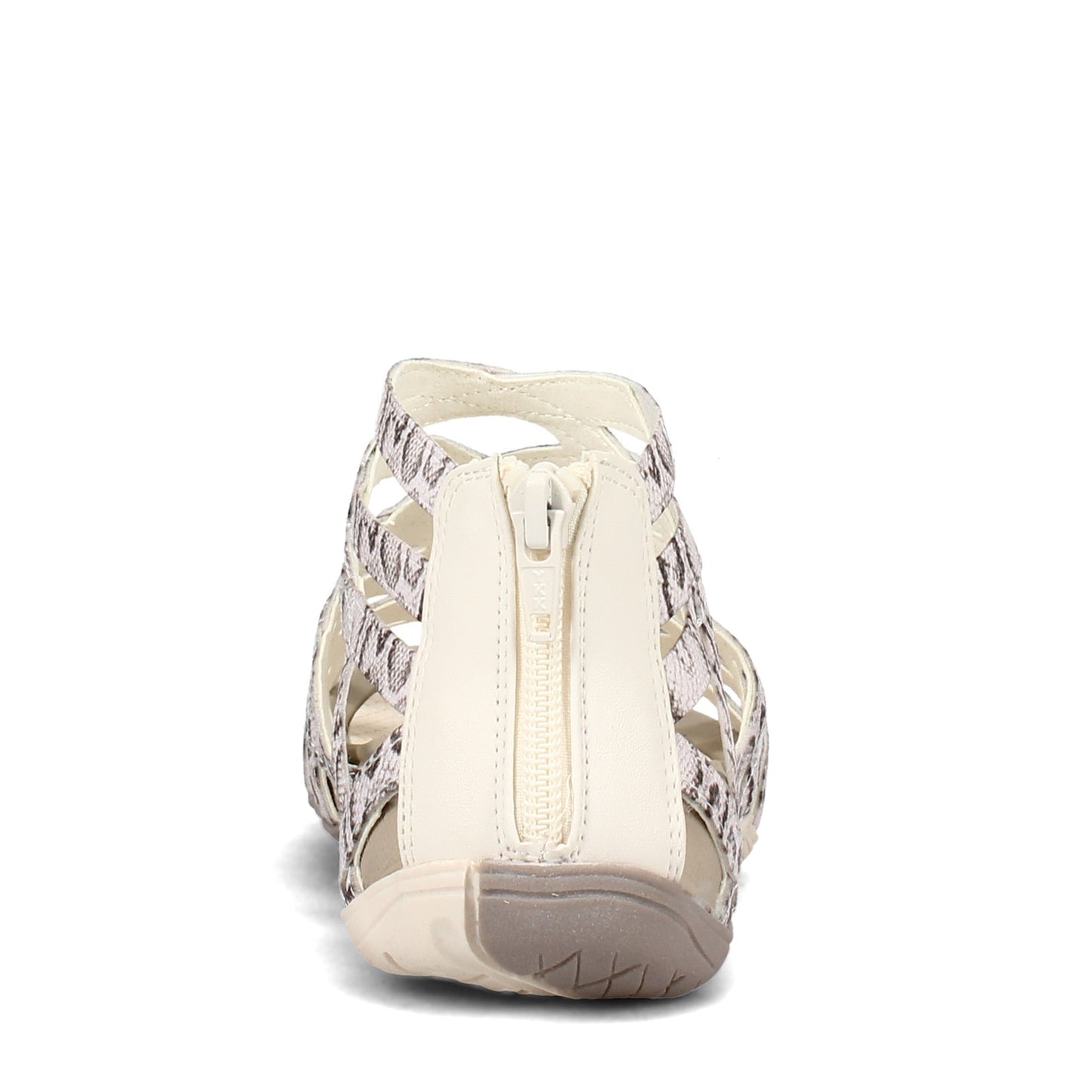 Peltz Shoes Women's Baretraps Samina Sandal CREAM SNAKE SAMINA-CREAM SN