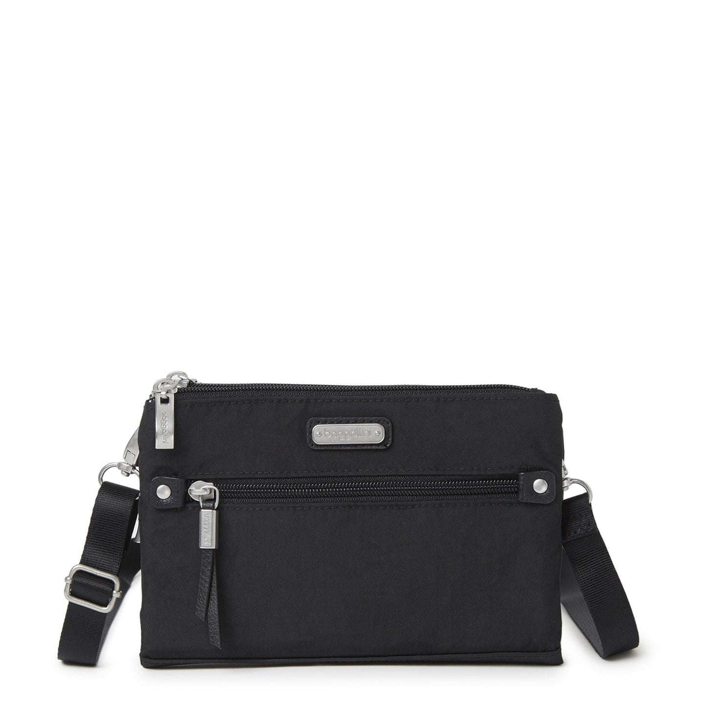 Peltz Shoes Baggallini RFID Subway Small Crossbody BLACK SBC628-BLACK