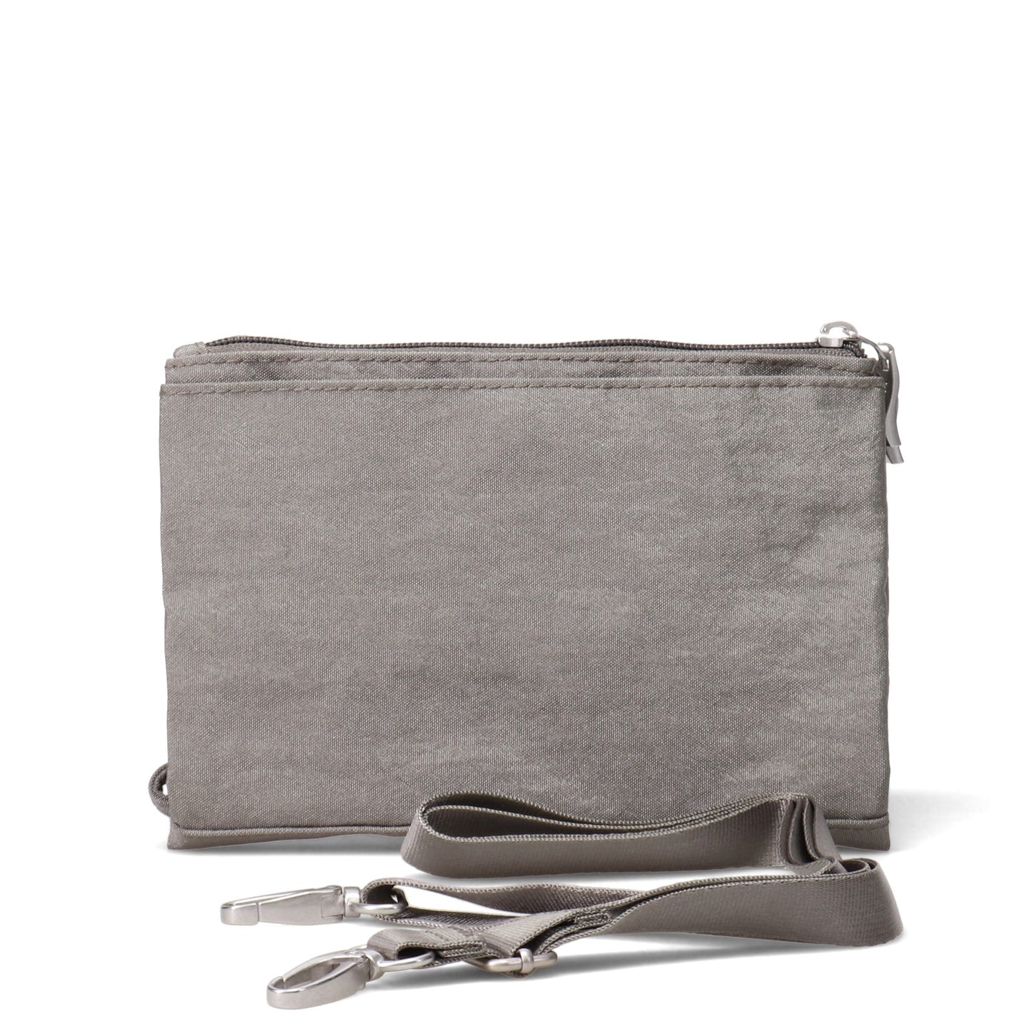 Peltz Shoes Baggallini RFID Subway Small Crossbody Sterling Shimmer SBC628-STERLING