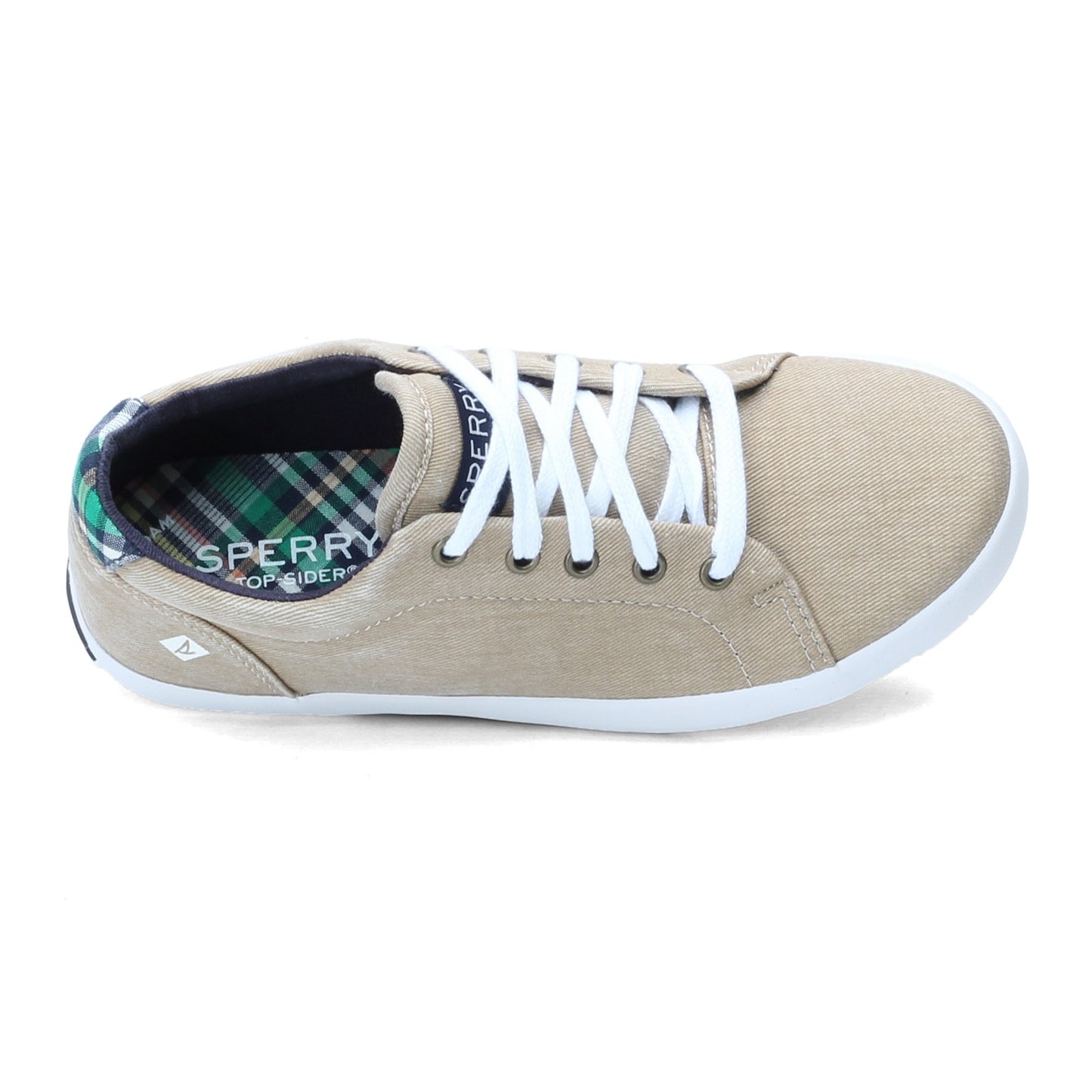 Peltz Shoes Boy's Sperry Tuck Sneaker - Little Kid & Big Kid KHAKI SCK263057