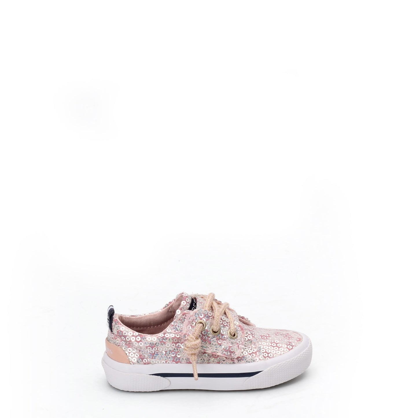 Peltz Shoes Girl's Sperry Pier Wave Jr Boat Shoe - Toddler & Little Kid PINK MULTI SCL164216