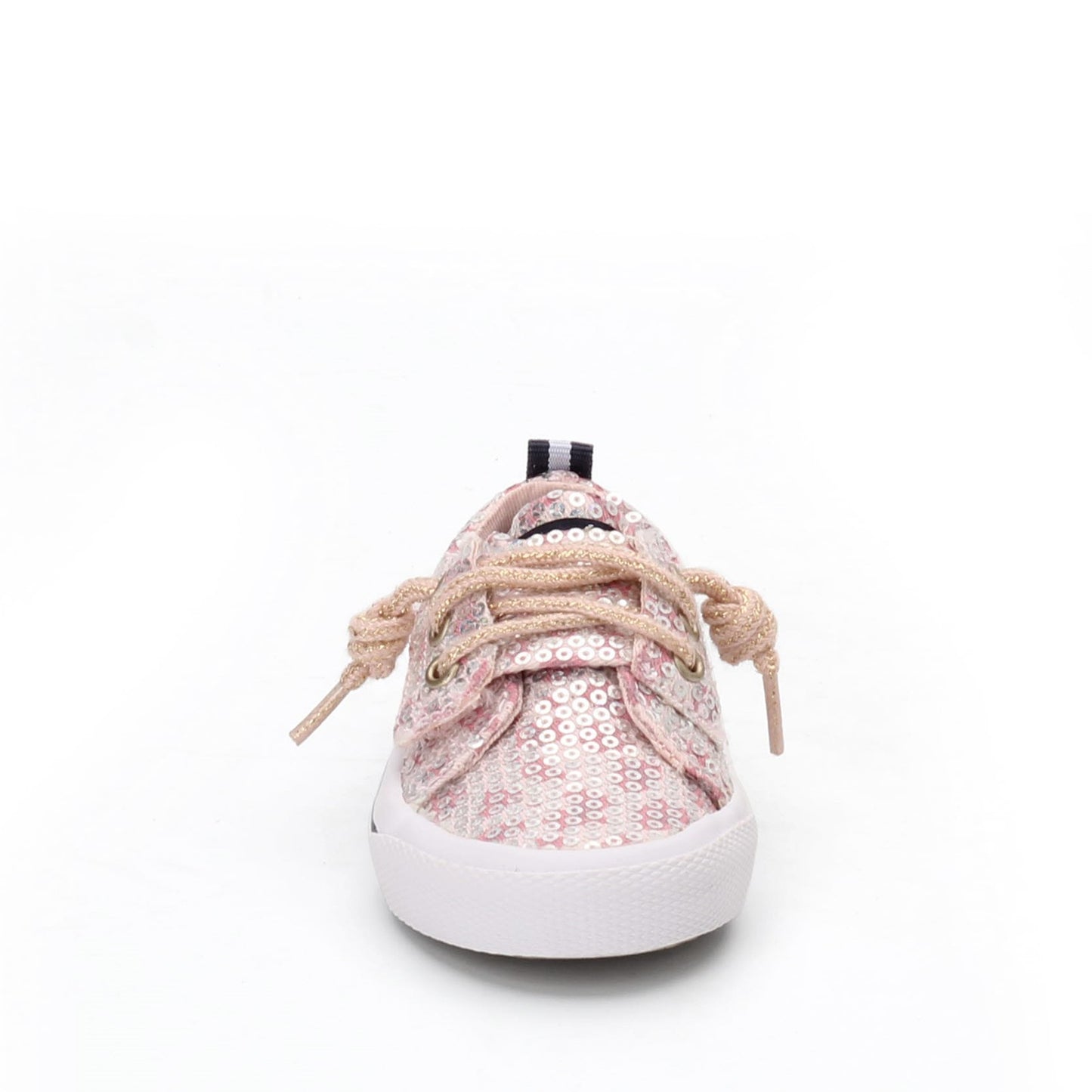 Peltz Shoes Girl's Sperry Pier Wave Jr Boat Shoe - Toddler & Little Kid PINK MULTI SCL164216