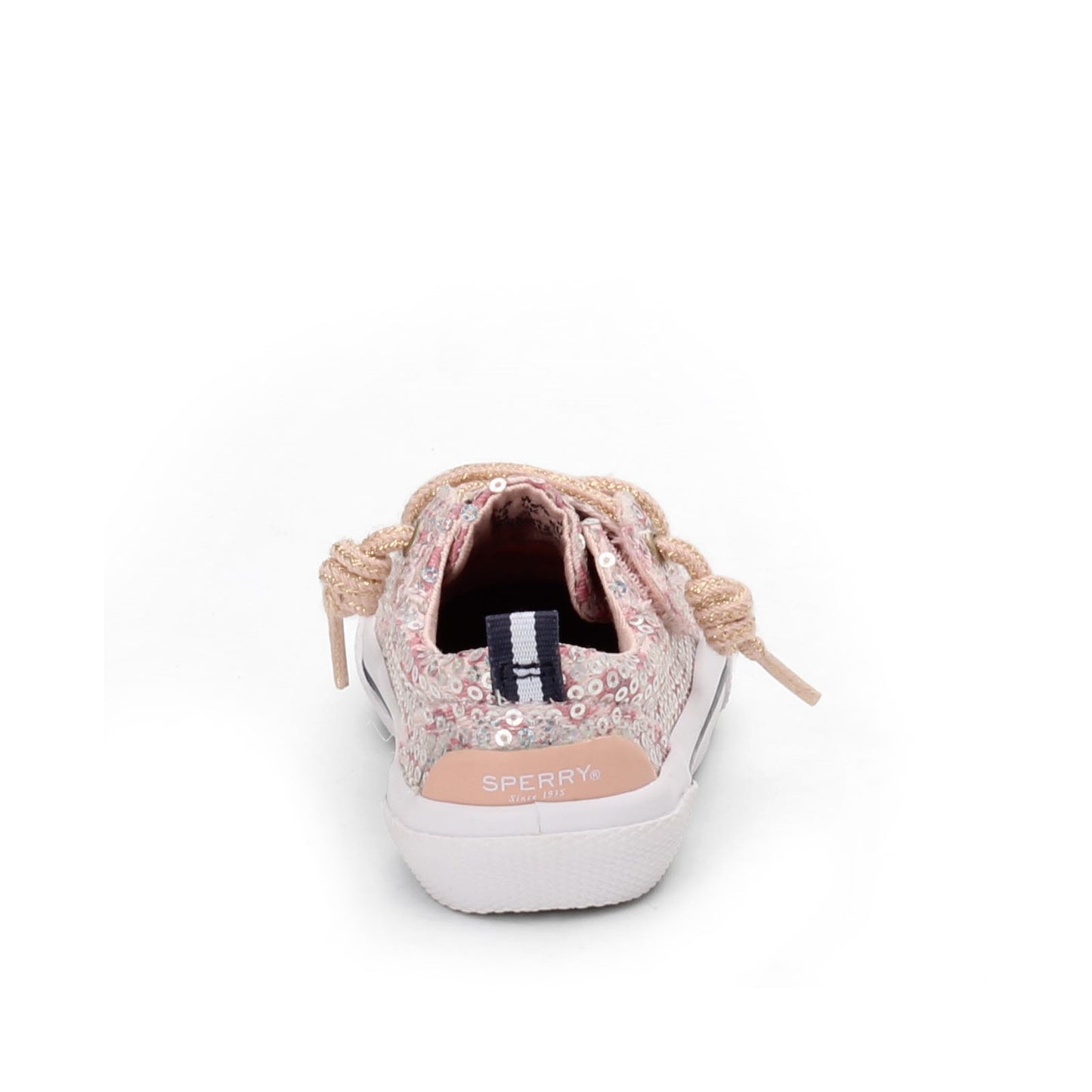 Peltz Shoes Girl's Sperry Pier Wave Jr Boat Shoe - Toddler & Little Kid PINK MULTI SCL164216