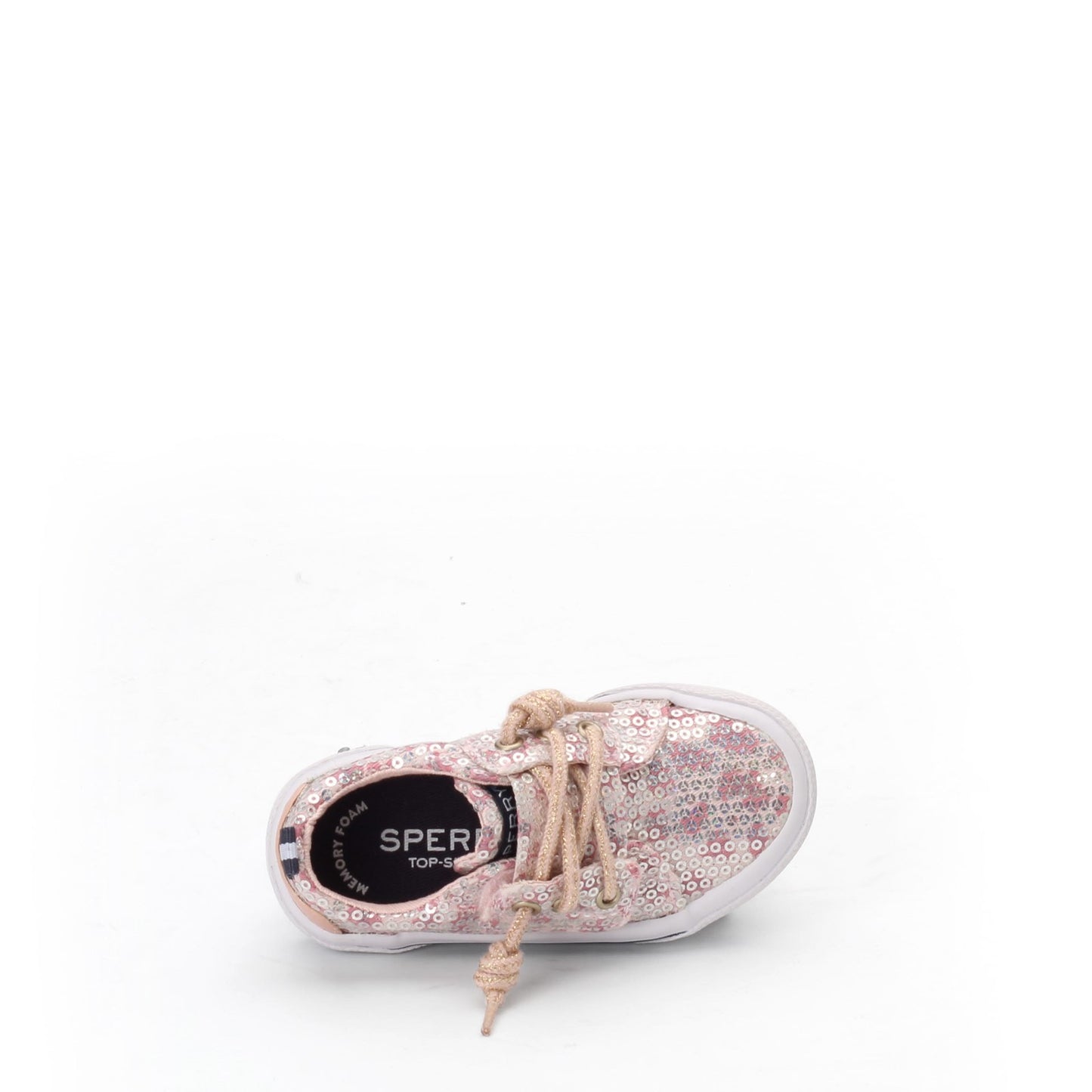 Peltz Shoes Girl's Sperry Pier Wave Jr Boat Shoe - Toddler & Little Kid PINK MULTI SCL164216