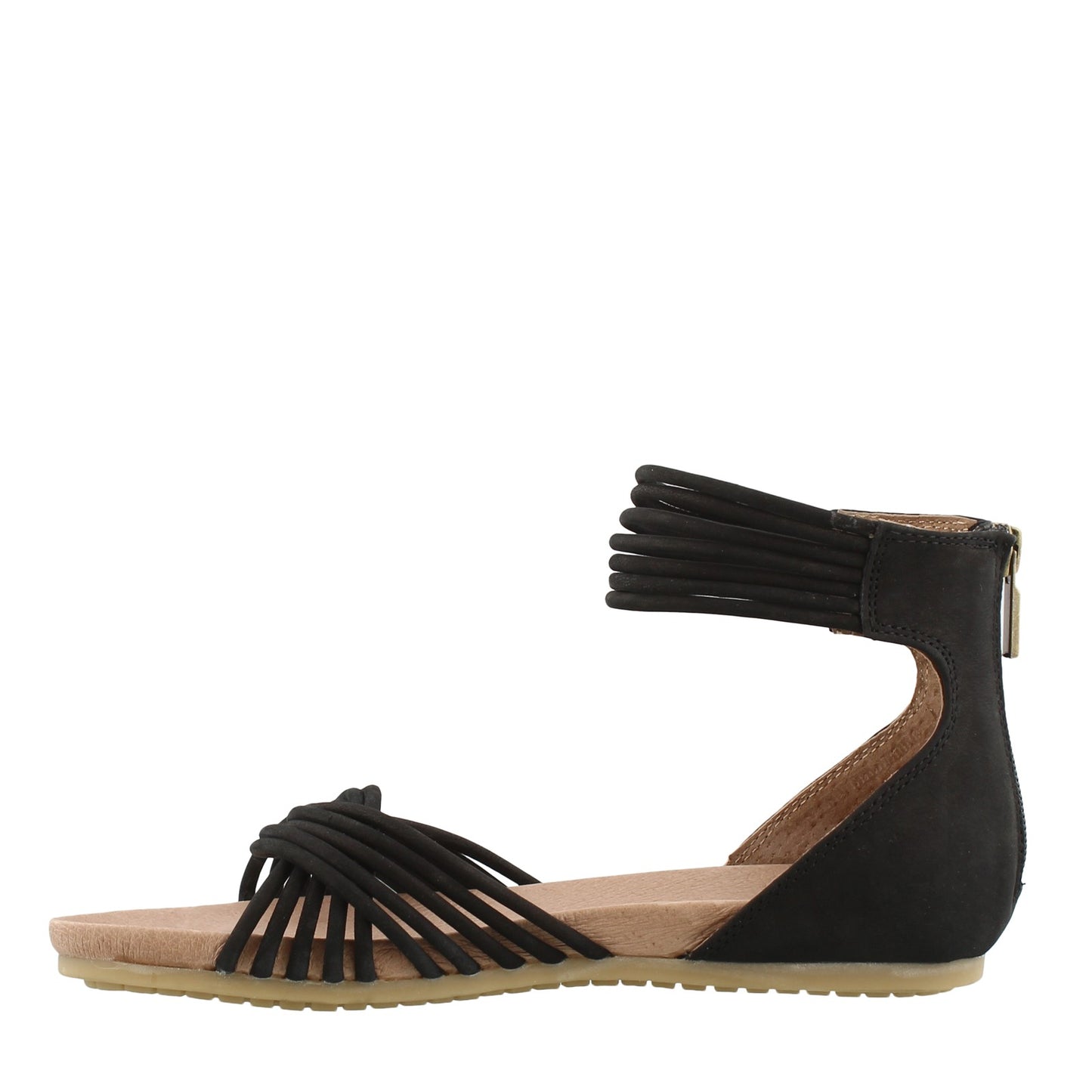 Peltz Shoes Women's Adam Tucker Serene Sandals BLACK SERENE8-BLACK