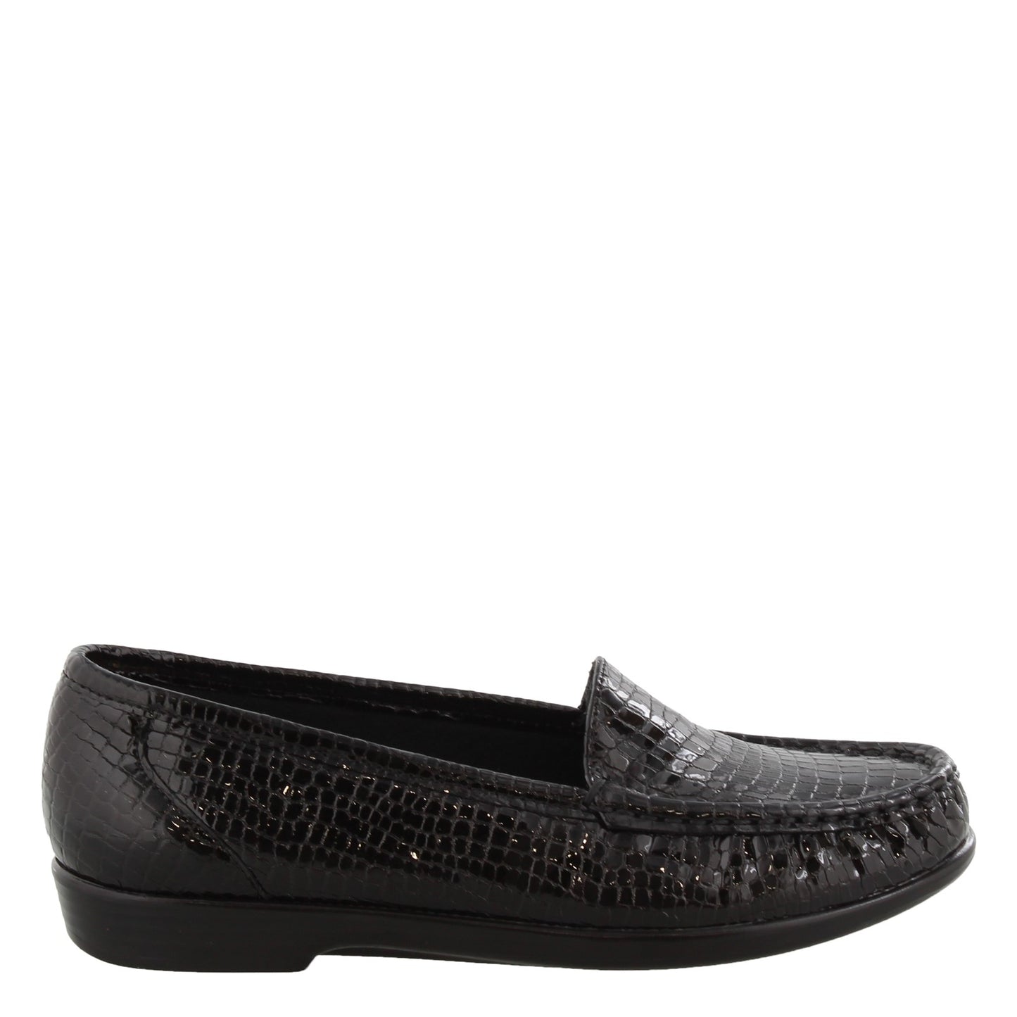 Peltz Shoes Women's SAS Simplify Loafer BLACK CROCO SIMPLIFY BLKCRO