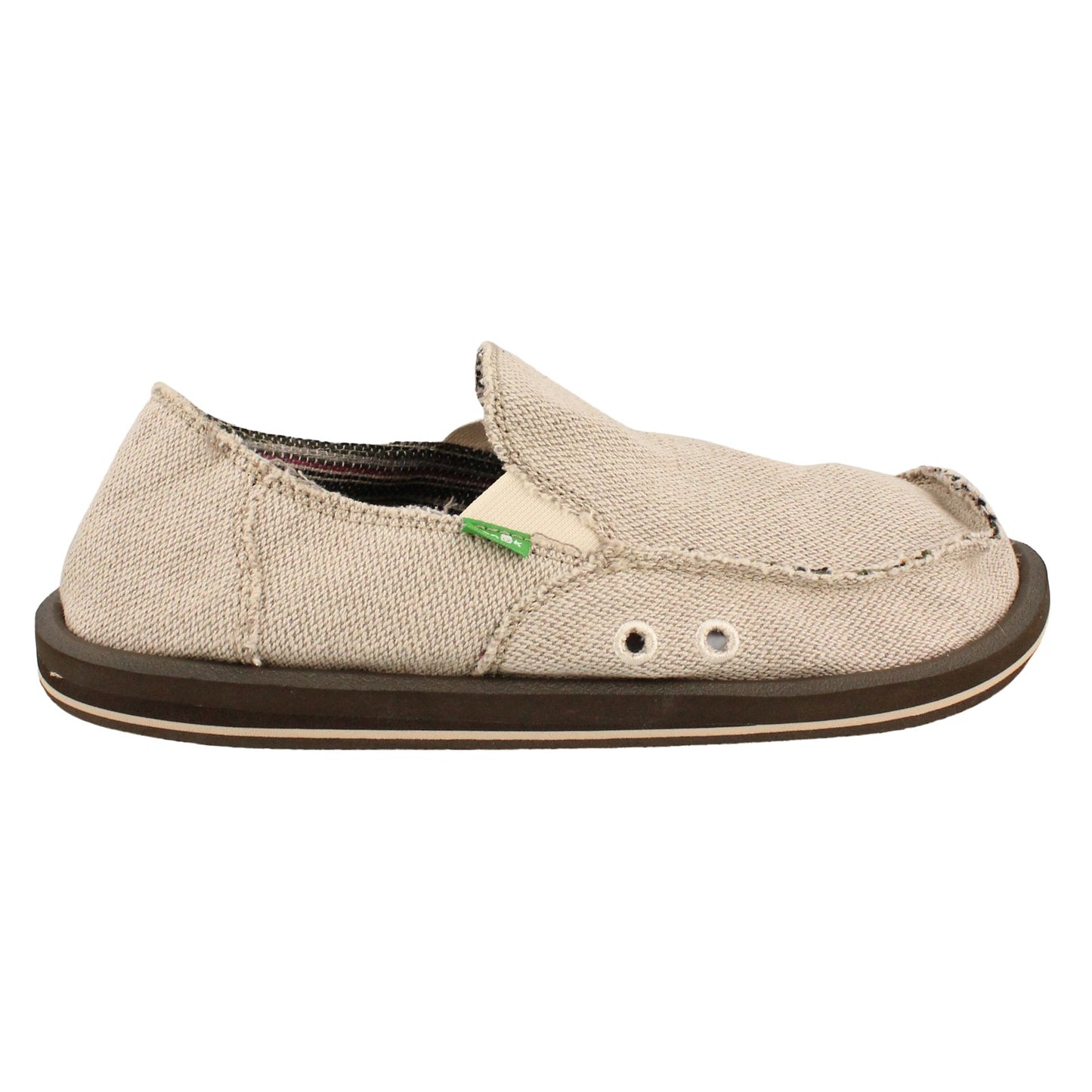 Peltz Shoes Men's Sanuk Hemp Sidewalk Surfer Loafer NATURAL SMF1010-NAT