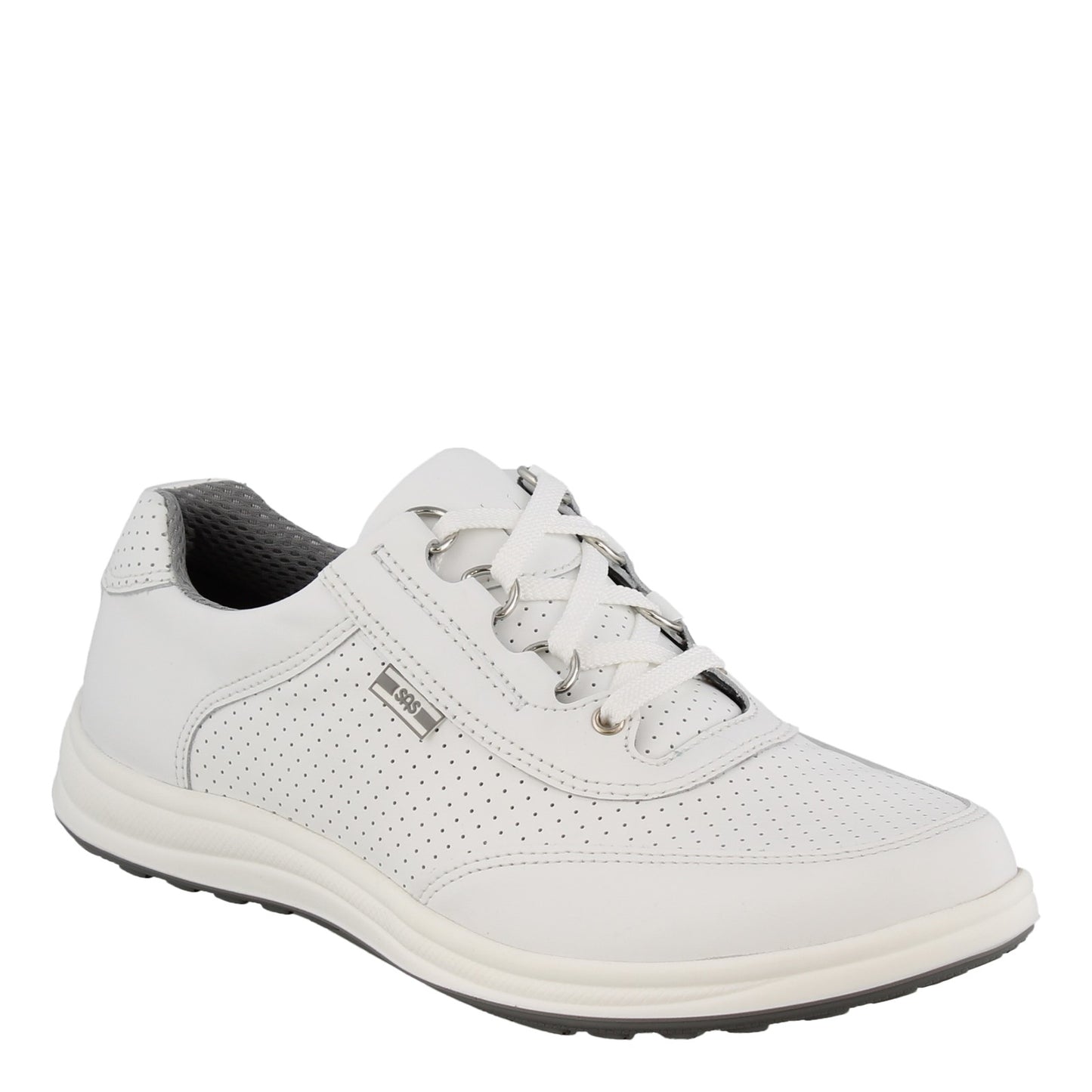 Peltz Shoes Women's SAS Sporty Lux Sneaker WHITE SPORTY-WHITE