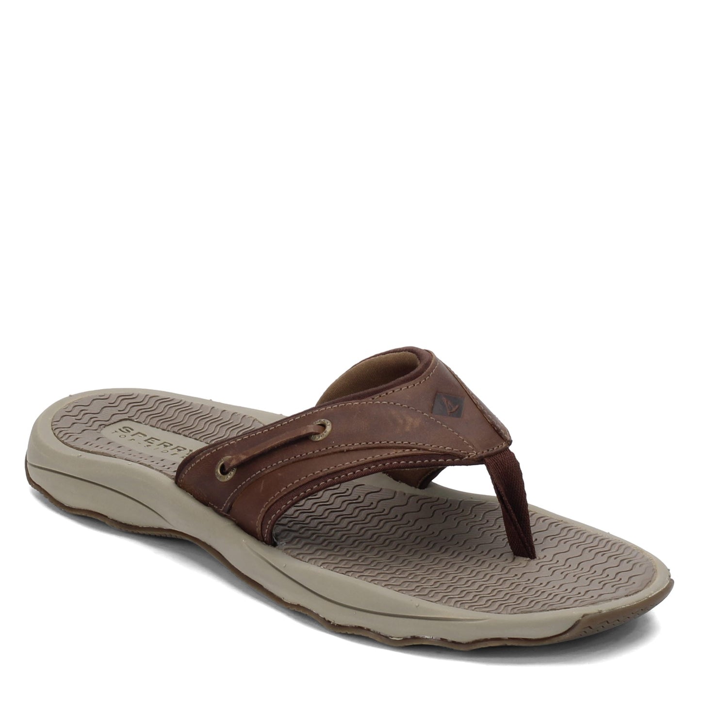 Peltz Shoes Men's Sperry Outer Banks Sandal BROWN STS17566