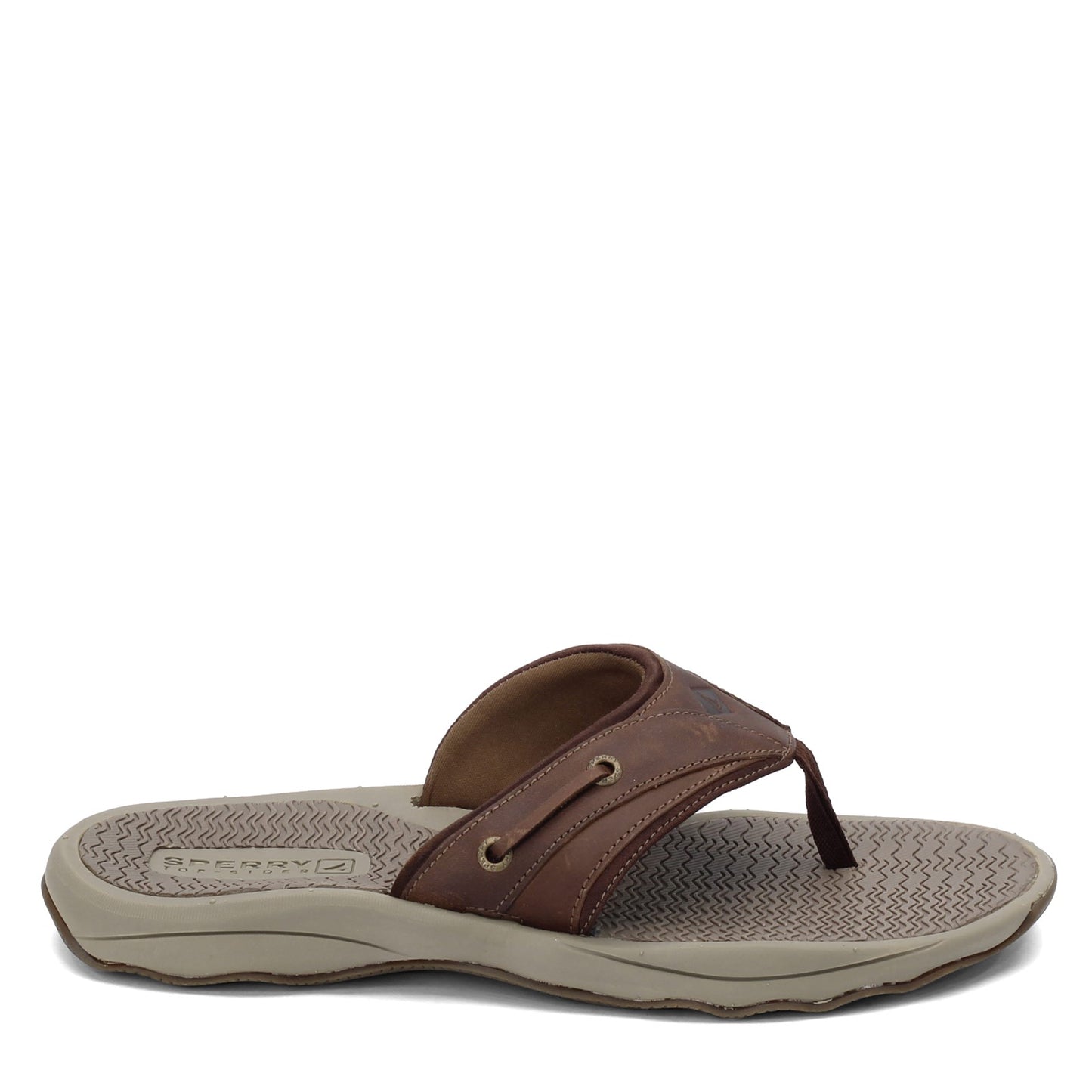 Peltz Shoes Men's Sperry Outer Banks Sandal BROWN STS17566