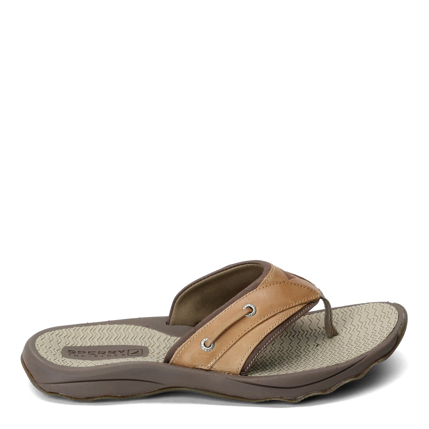Peltz Shoes Men's Sperry Outer Banks Sandal TAN STS17567