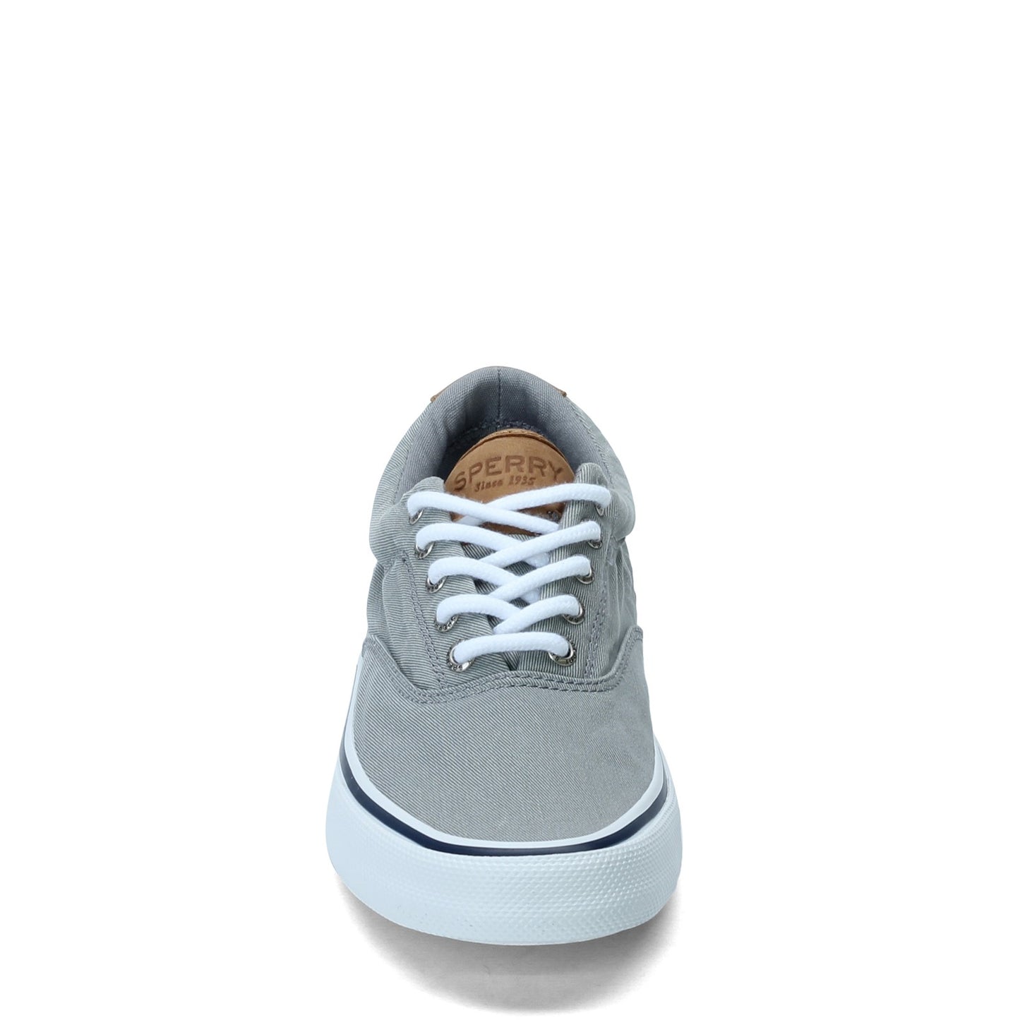 Peltz Shoes Men's Sperry Striper II CVO Sneaker SALTWASH GREY STS22045