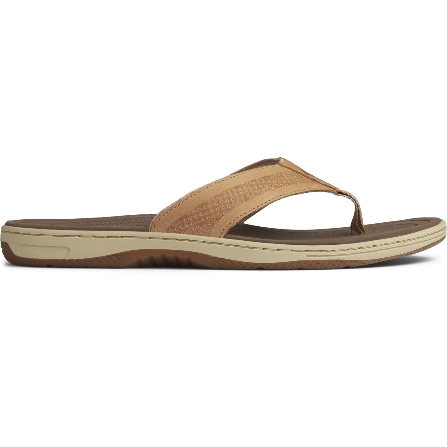 Peltz Shoes Men's Sperry Havasu Perf Sandal LINEN STS22111