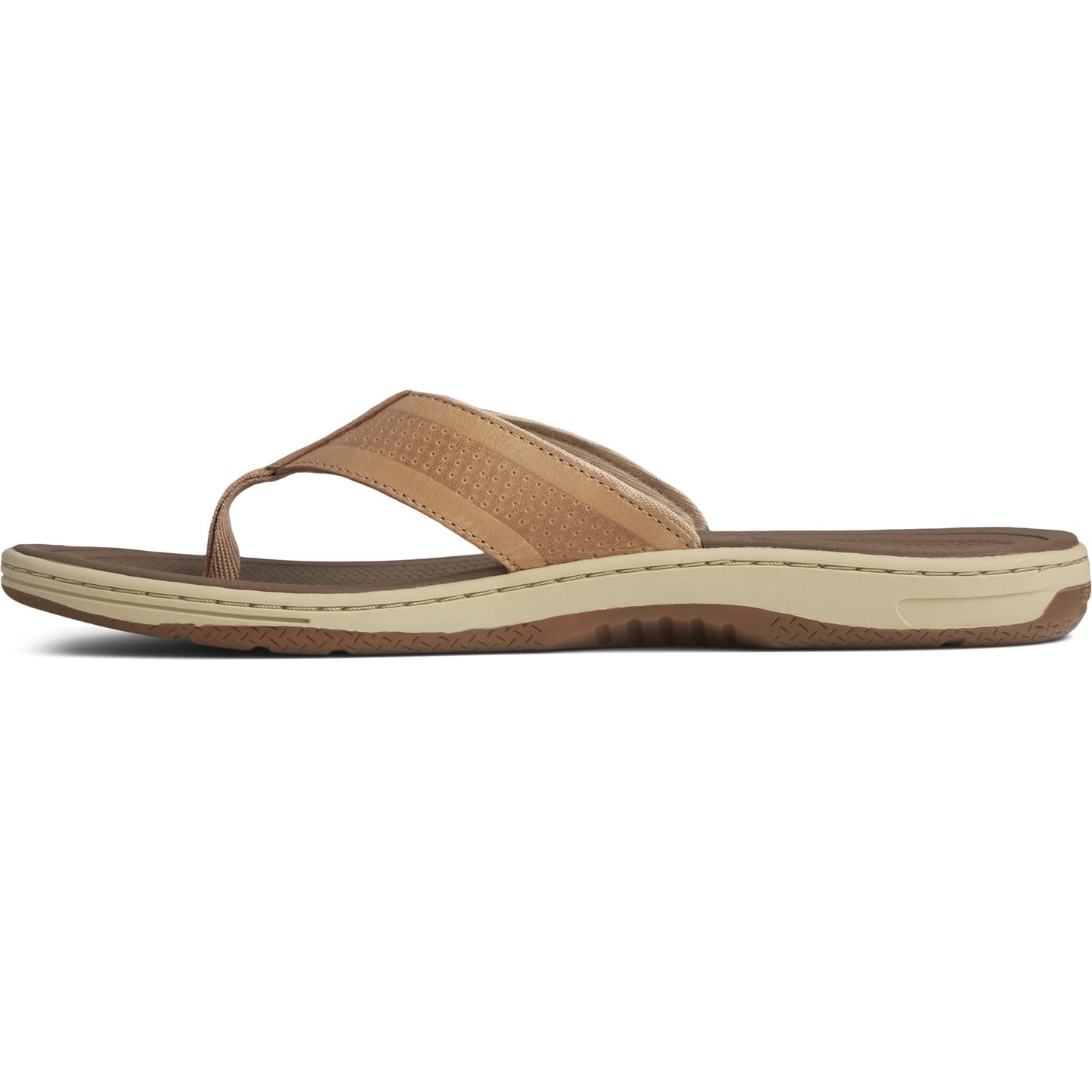 Peltz Shoes Men's Sperry Havasu Perf Sandal LINEN STS22111
