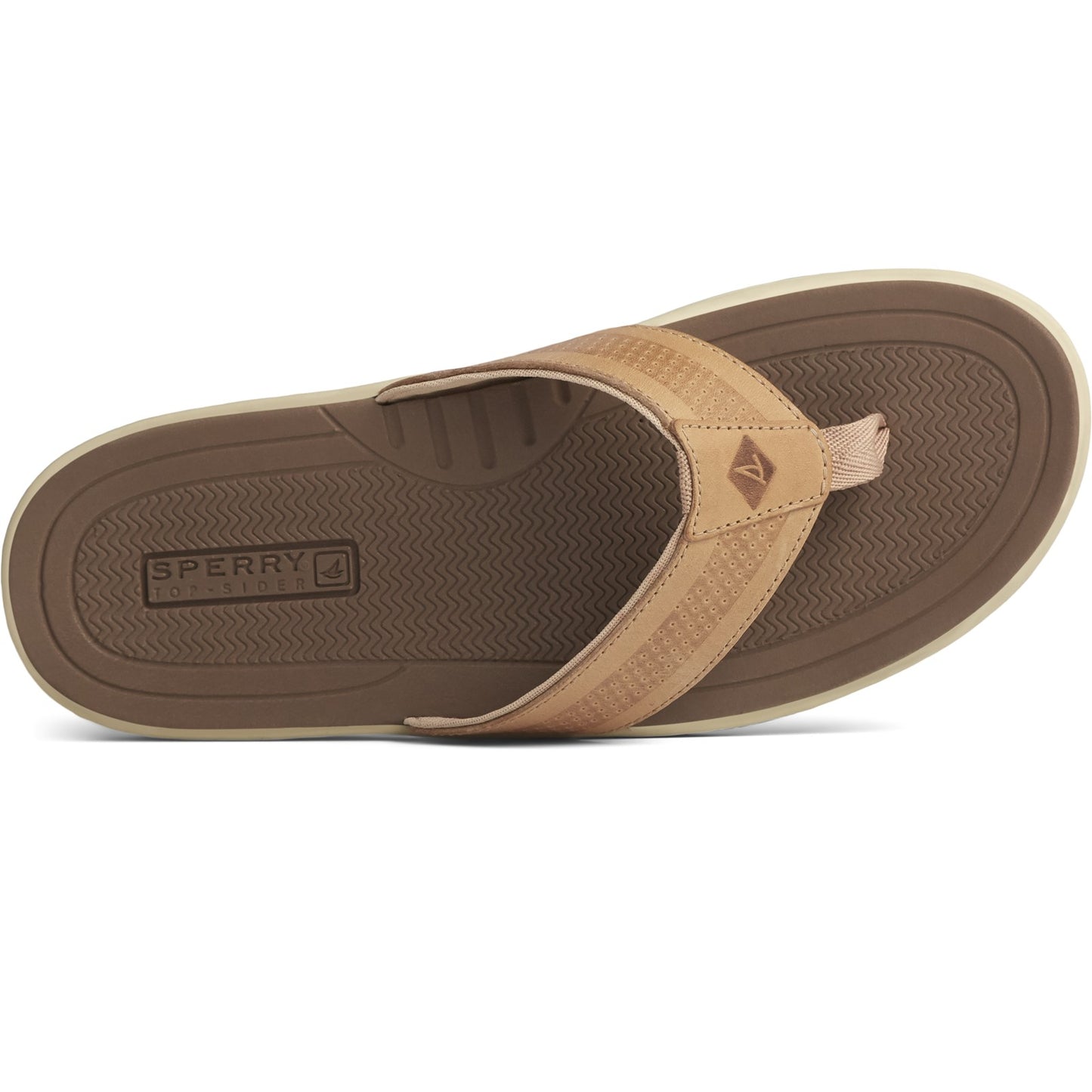 Peltz Shoes Men's Sperry Havasu Perf Sandal LINEN STS22111