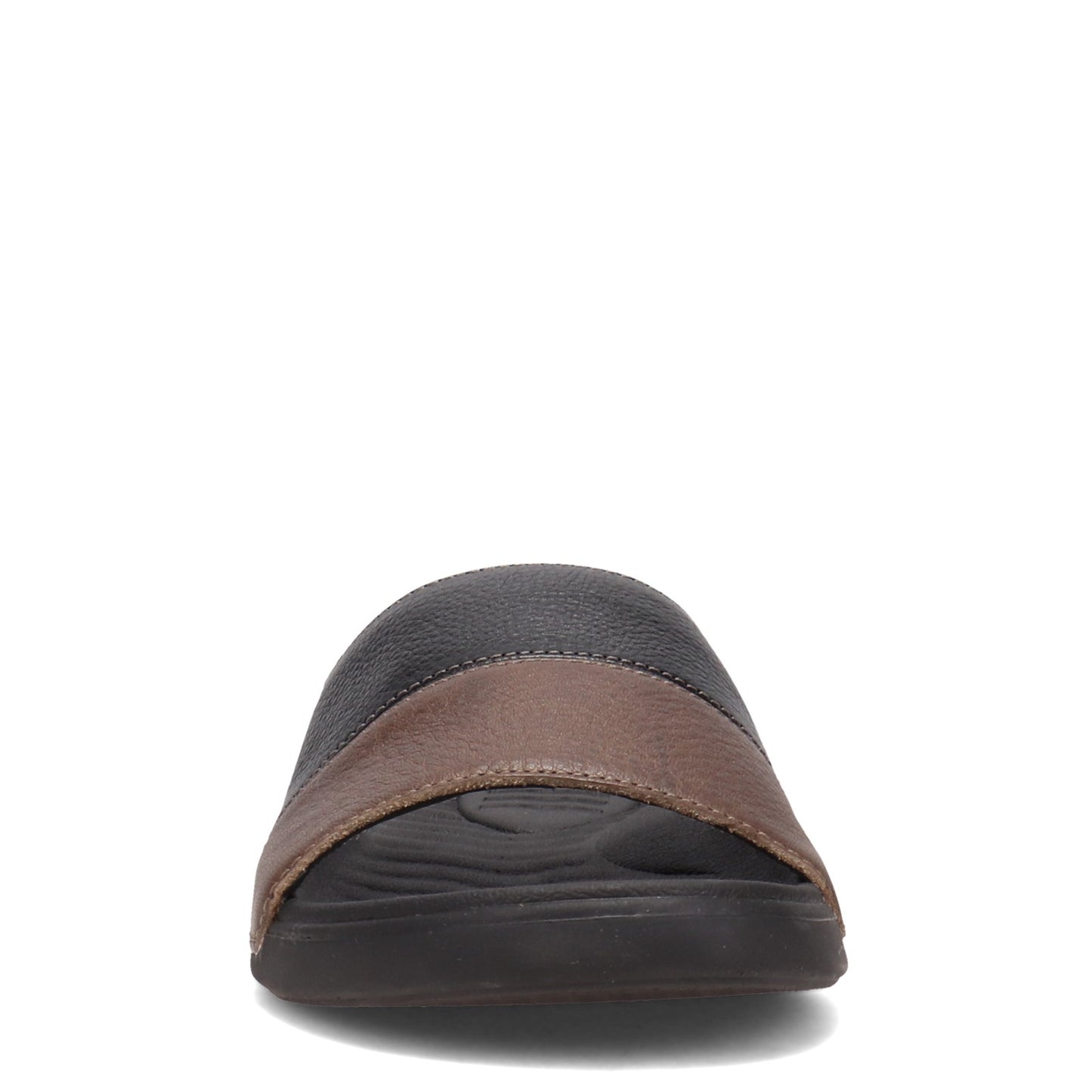 Peltz Shoes Men's Sperry Dock Slide Plushwave Sandal BLACK STS22213