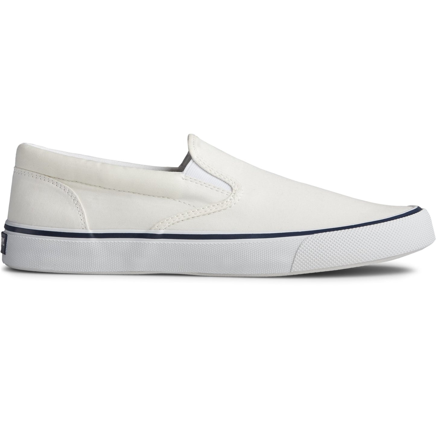 Peltz Shoes Men's Sperry Striper II Slip-On Sneaker OFF WHITE STS22404