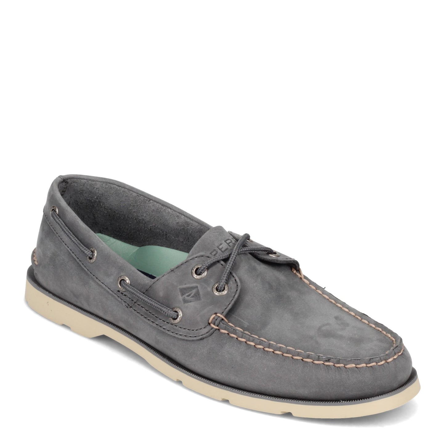 Peltz Shoes Men's Sperry Leeward Boat Shoe NAVY STS22536
