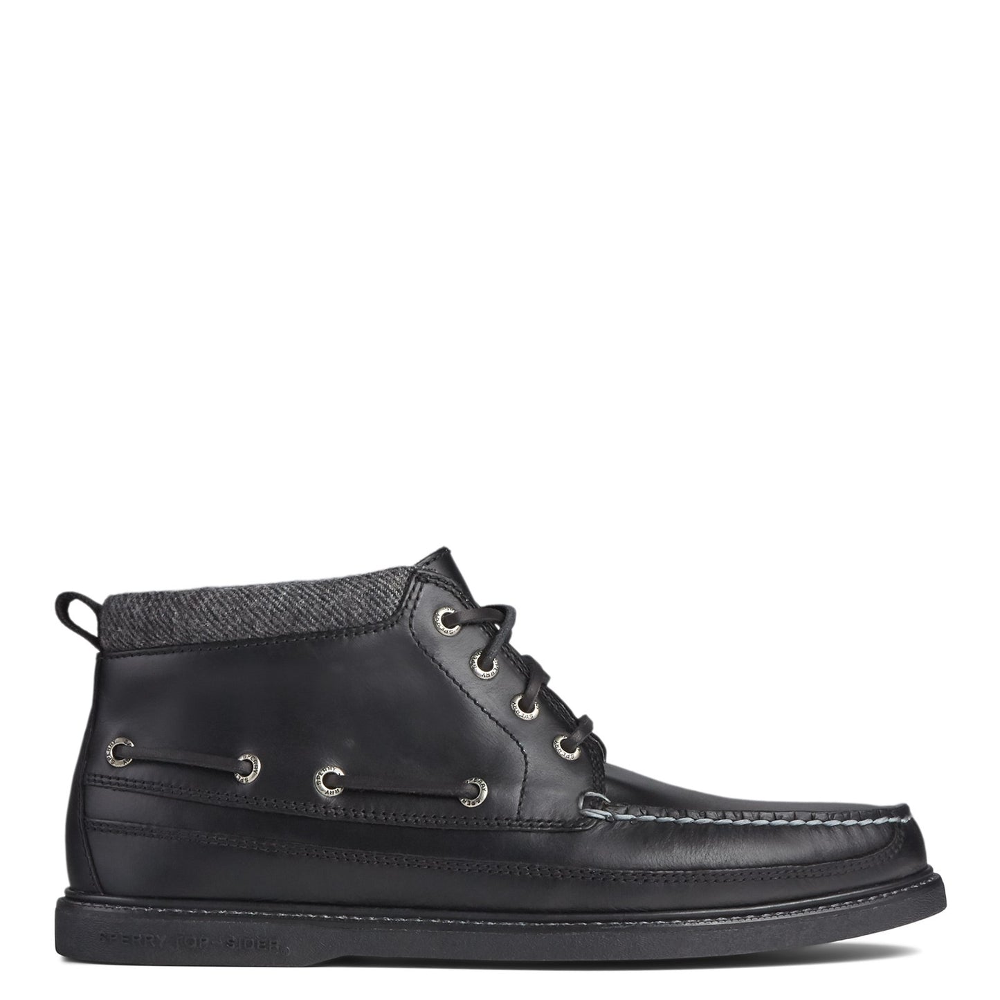 Peltz Shoes Men's Sperry Gold Cup Authentic Original Chukka Boot BLACK STS22587