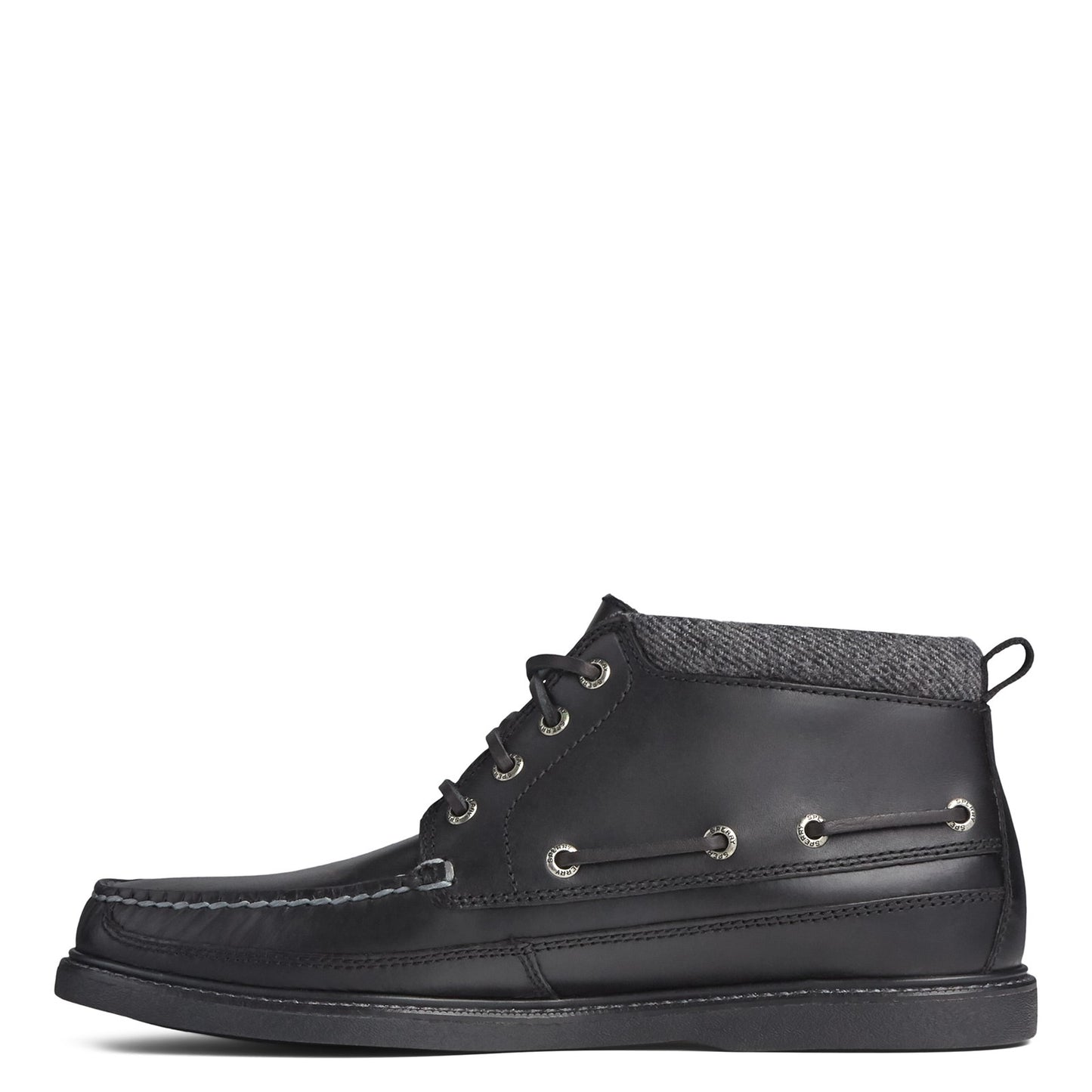 Peltz Shoes Men's Sperry Gold Cup Authentic Original Chukka Boot BLACK STS22587