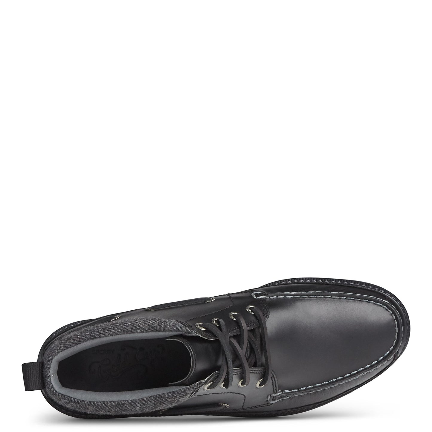 Peltz Shoes Men's Sperry Gold Cup Authentic Original Chukka Boot BLACK STS22587
