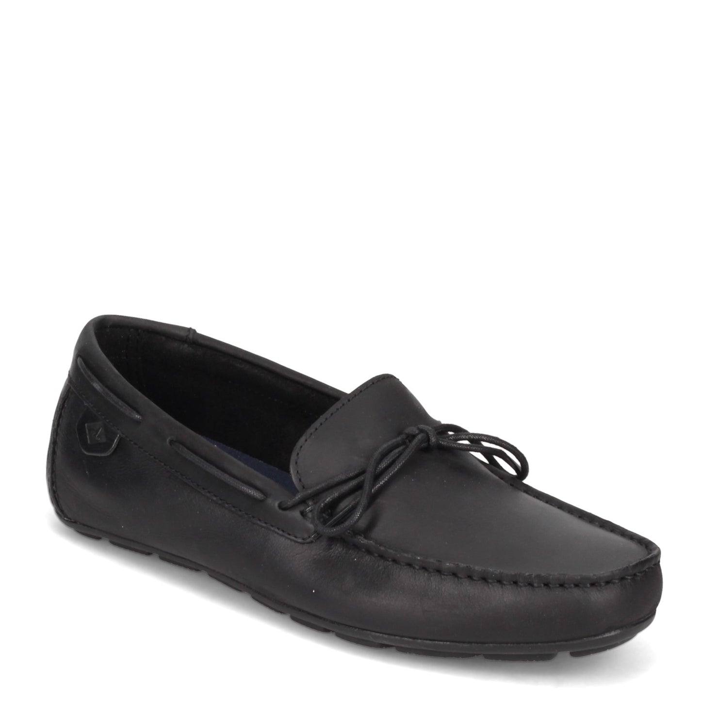 Peltz Shoes Men's Sperry Wave Driver Loafer BLACK STS22760