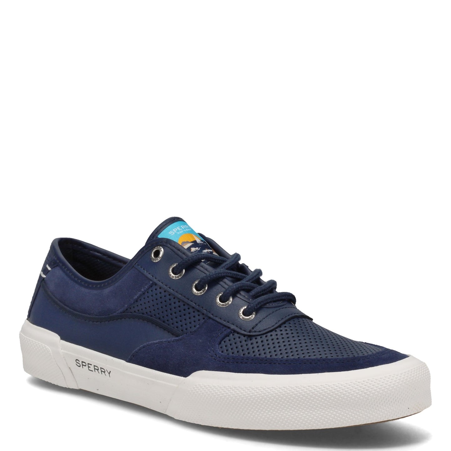 Peltz Shoes Men's Sperry Soletide Sneaker NAVY STS23169
