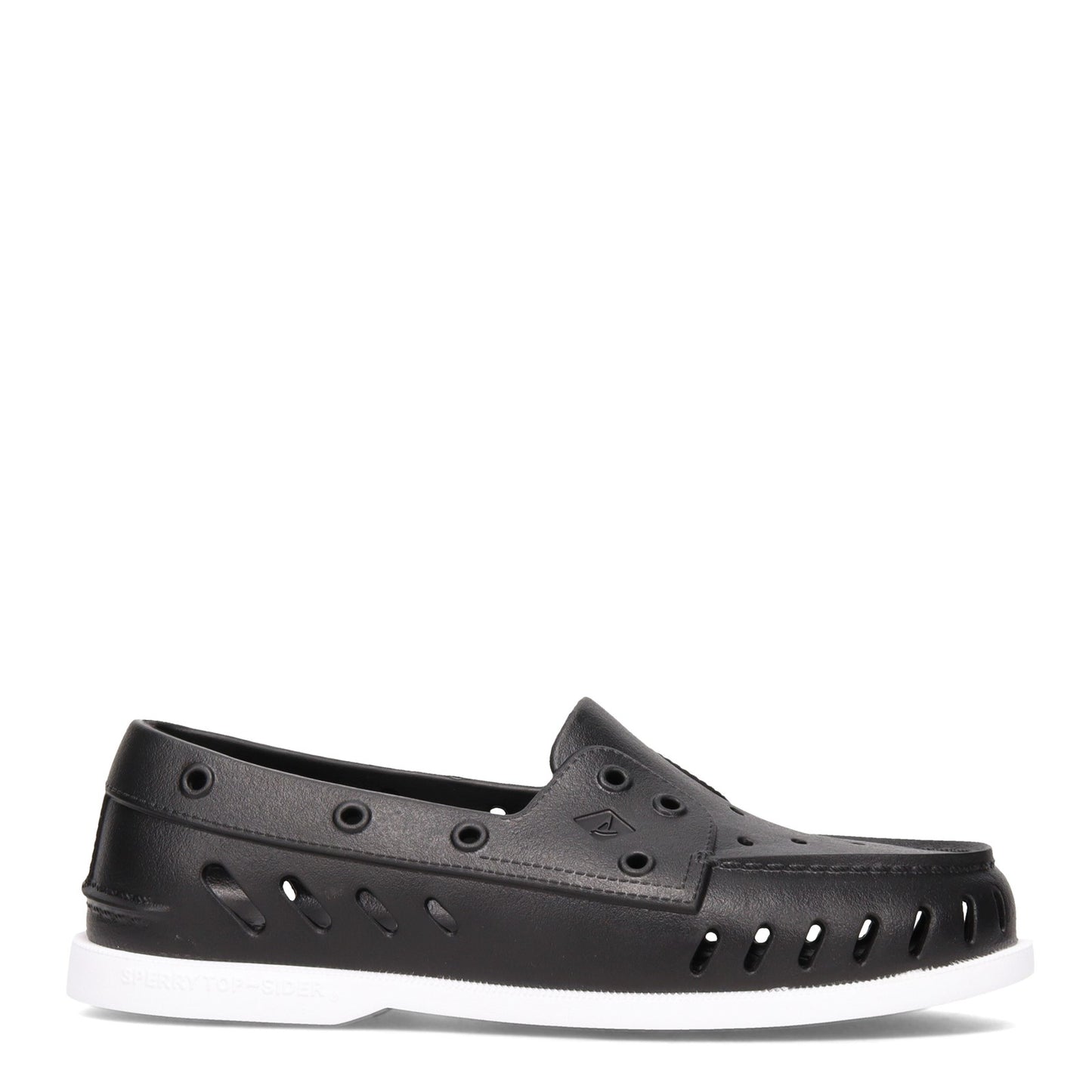 Peltz Shoes Men's Sperry Authentic Original Float Boat Shoe BLACK STS23287