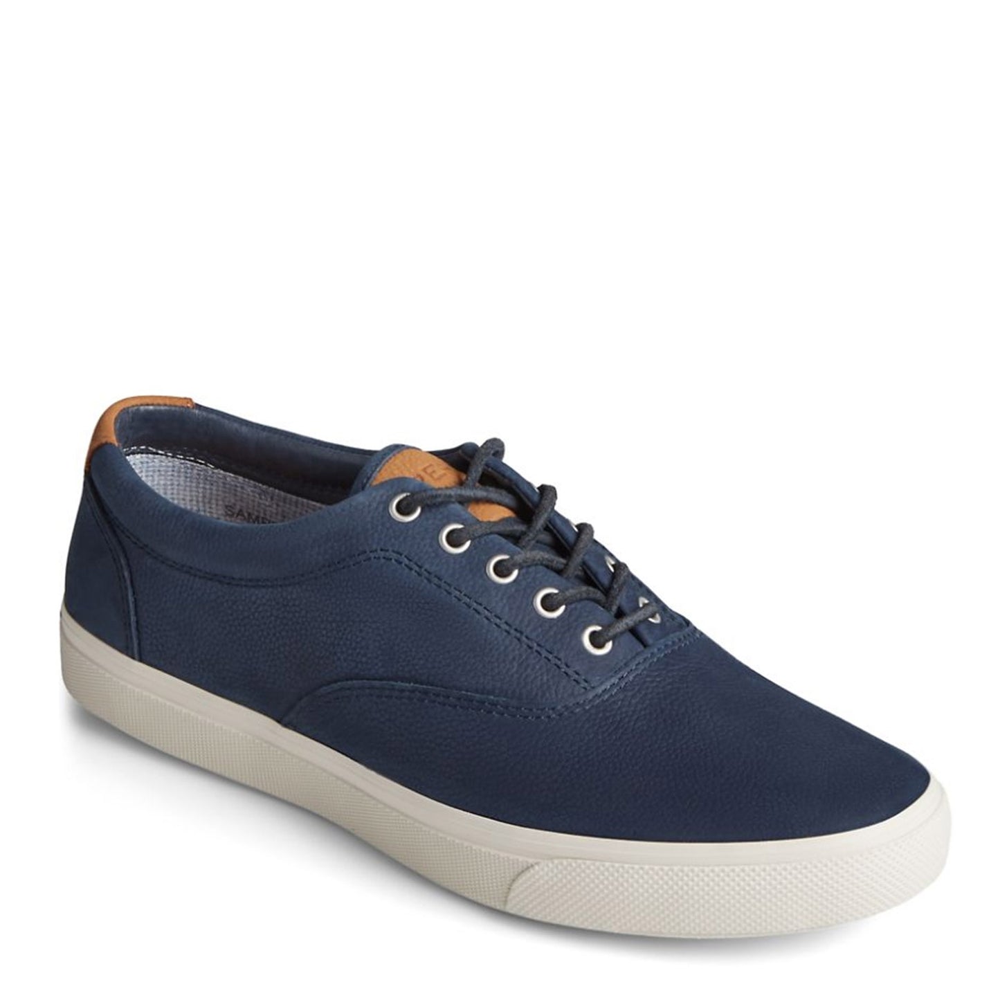 Peltz Shoes Men's Sperry Striper Plushwave CVO Sneaker NAVY STS23453