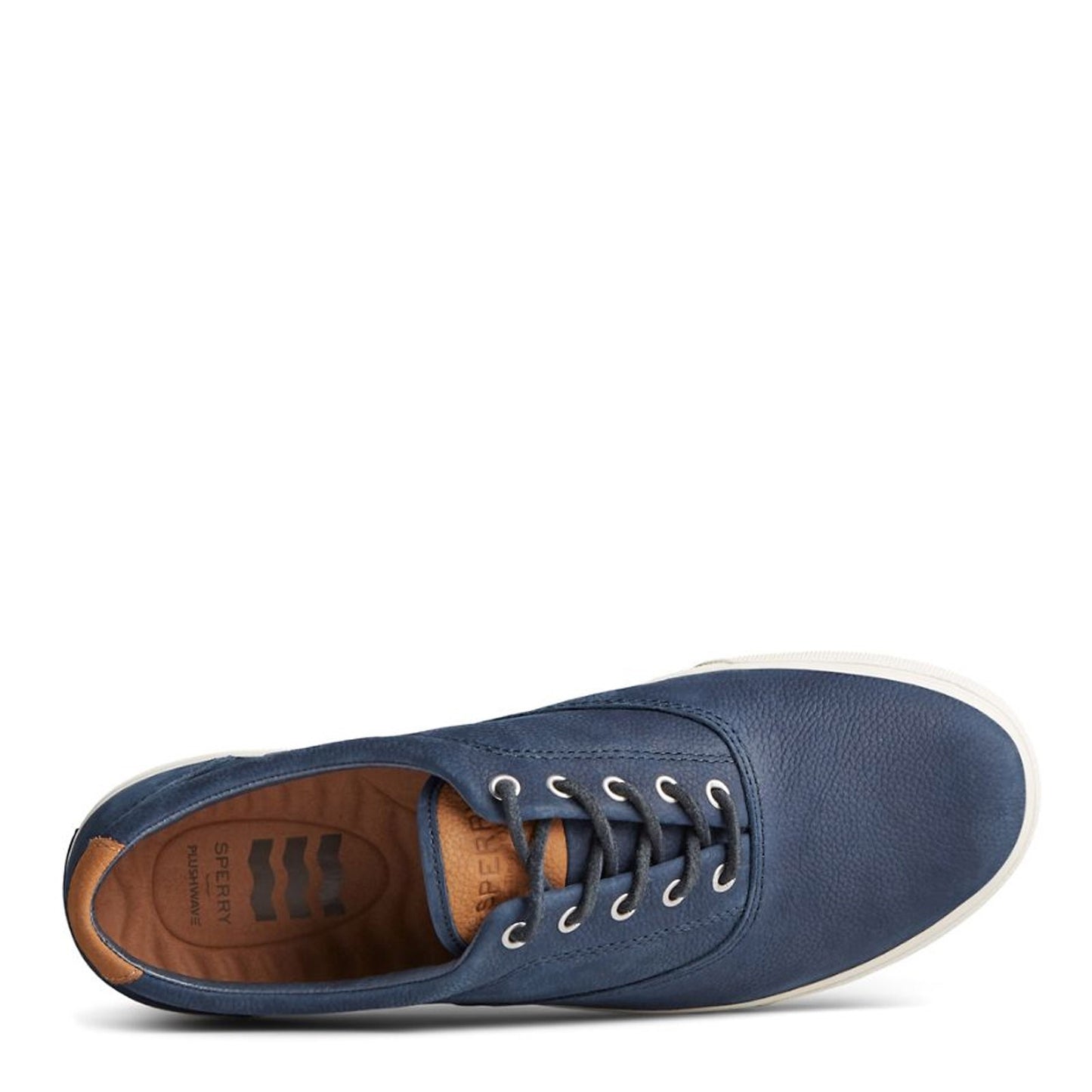Peltz Shoes Men's Sperry Striper Plushwave CVO Sneaker NAVY STS23453